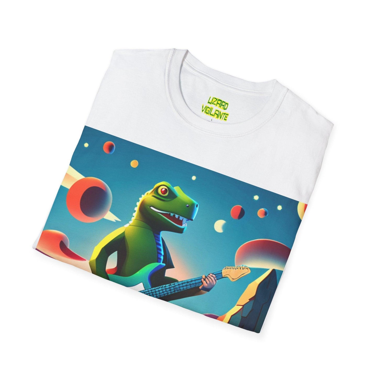 Lizard Vigilante Strats Unisex Softstyle T-Shirt - Lizard Vigilante