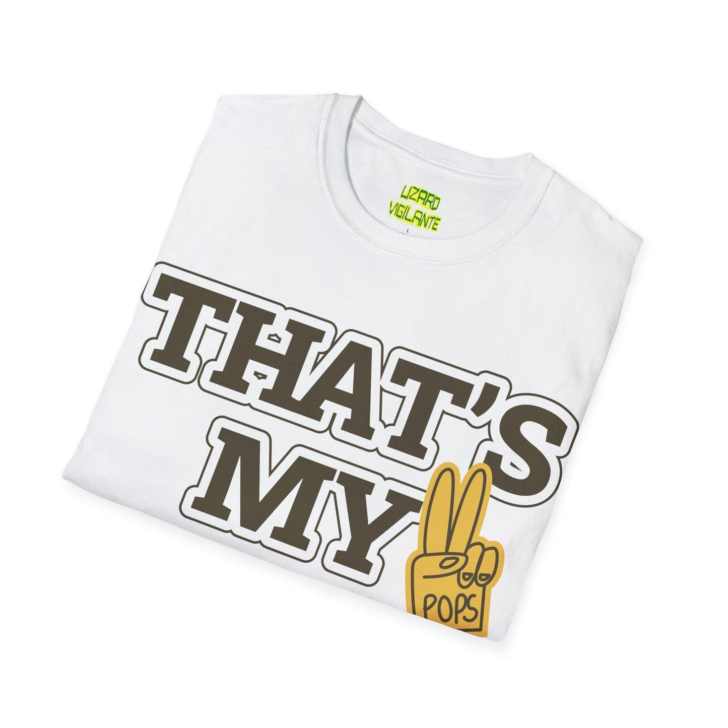 That's My Pops Unisex Softstyle T-Shirt - Lizard Vigilante