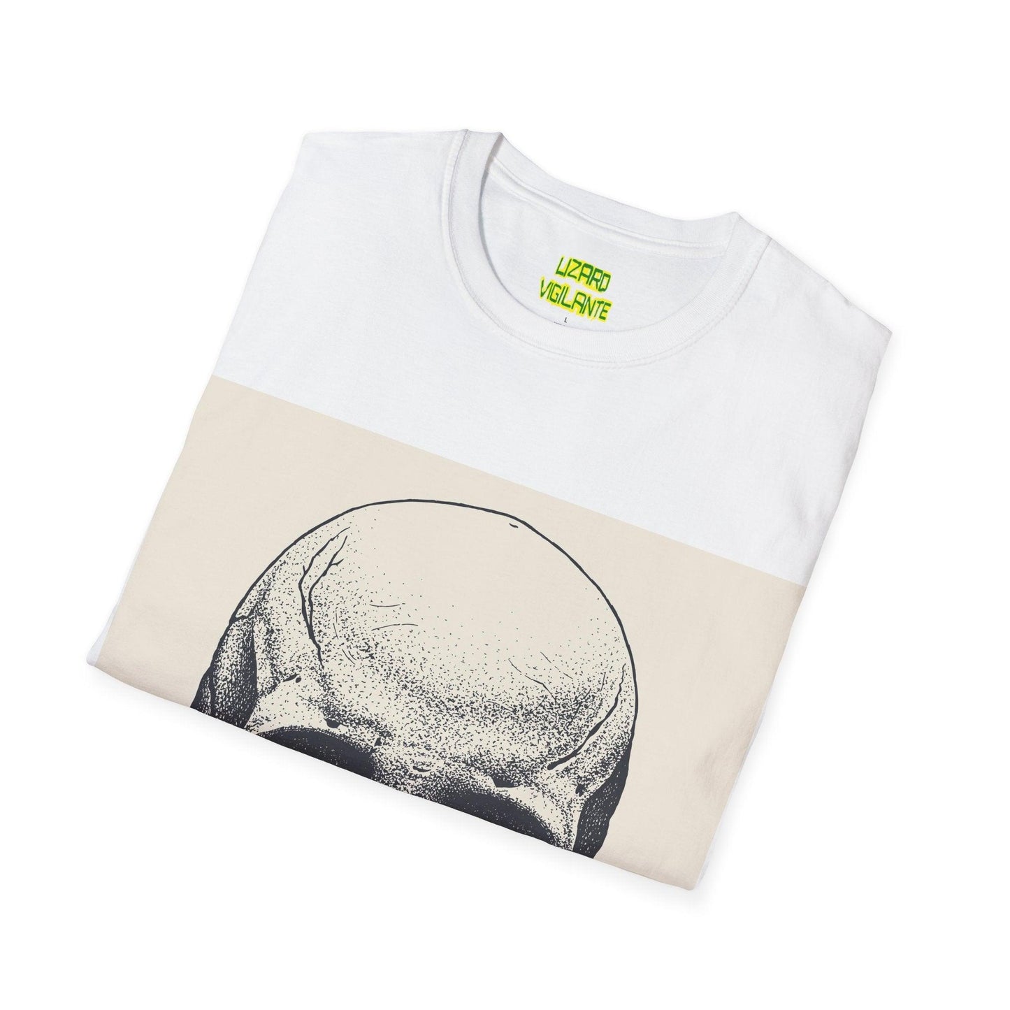 Skull No Jawbone Unisex Softstyle T-Shirt - Lizard Vigilante