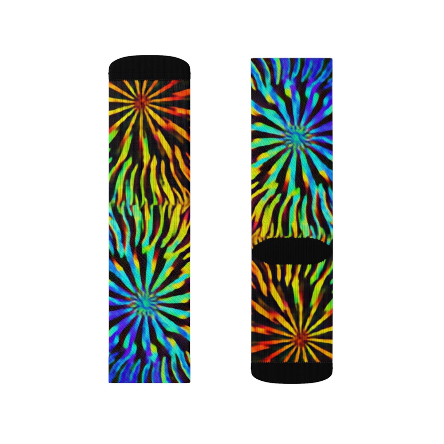 Tie Dyed Sublimation Socks - Lizard Vigilante