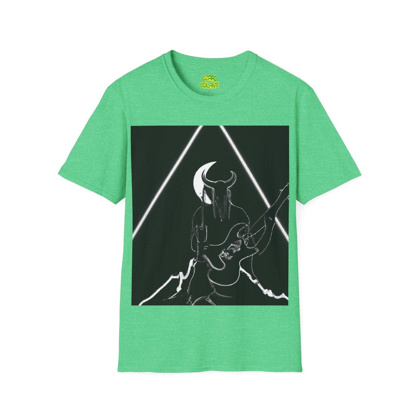 Lord Satan Mountain Moonlight Unisex Softstyle T-Shirt - Lizard Vigilante