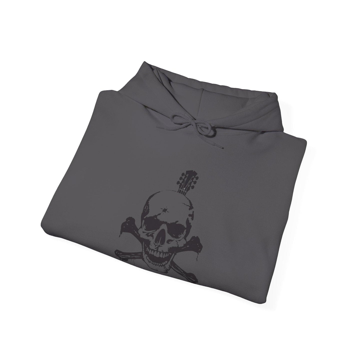 Guitar Skull Cross Bones Unisex Heavy Blend™ Hooded Sweatshirt - Lizard Vigilante