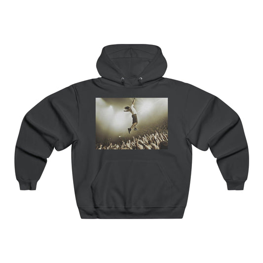 Grunge Concert Men's NUBLEND® Hooded Sweatshirt - Lizard Vigilante