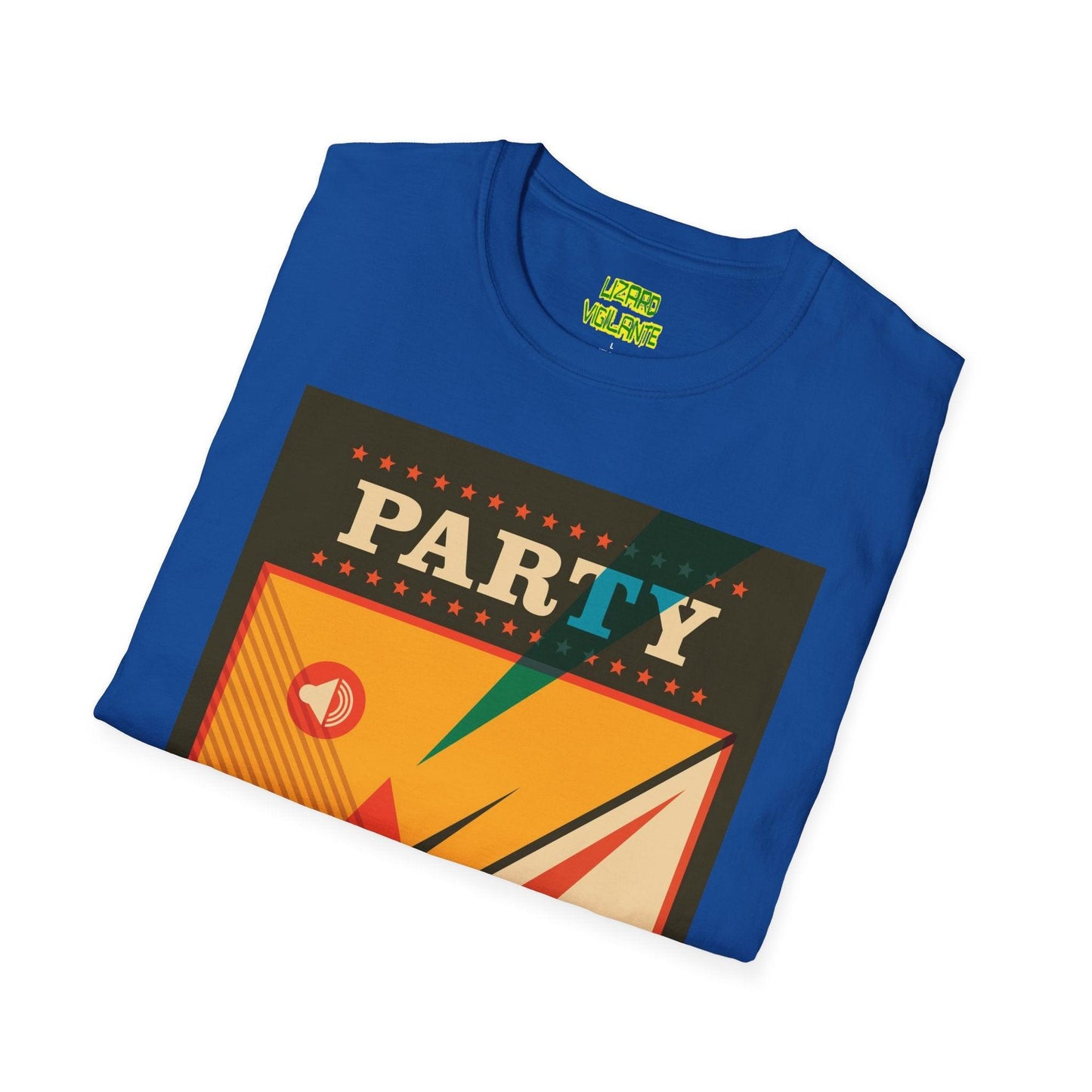 Party Car Graphic Unisex Softstyle T-Shirt - Lizard Vigilante