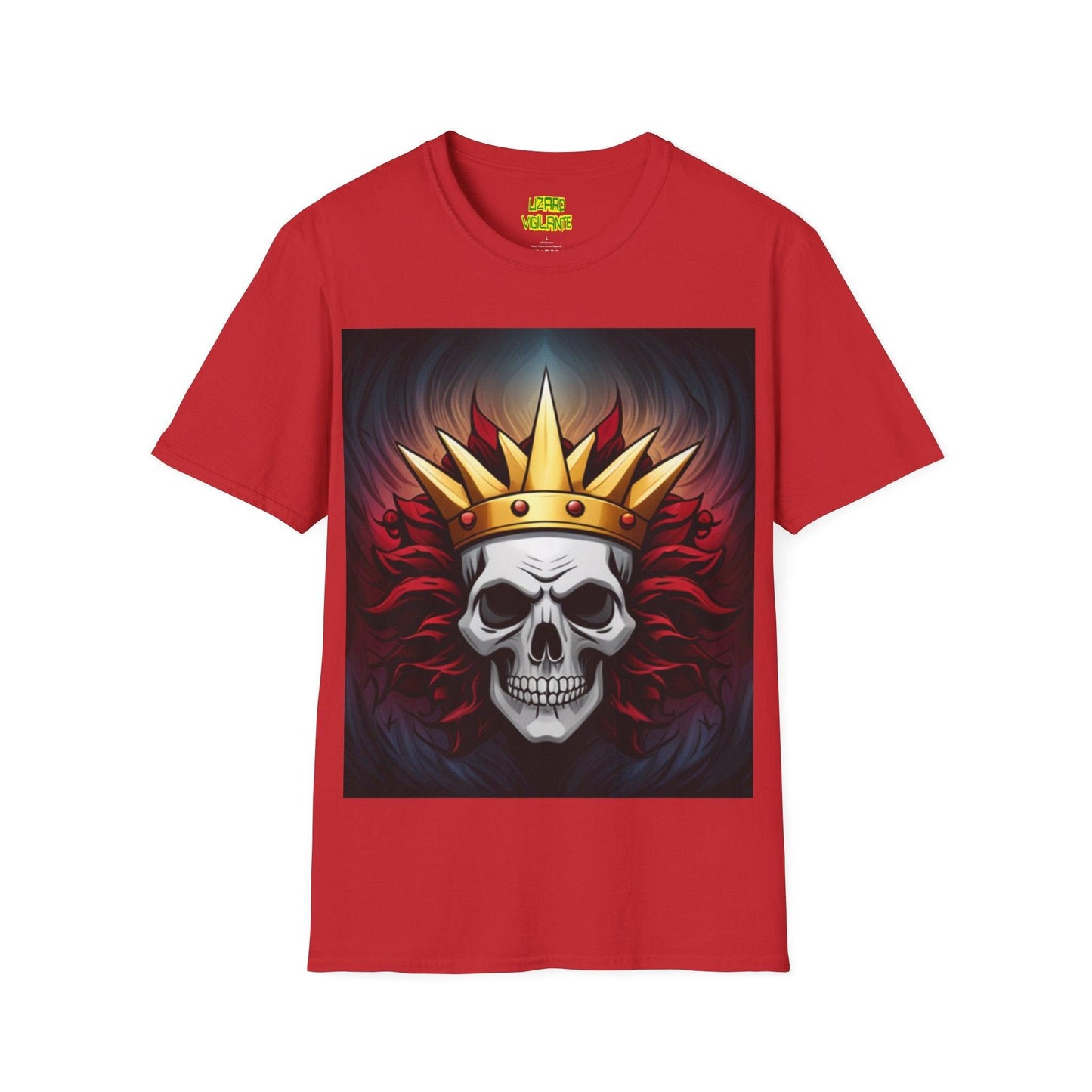 Skeleton King Unisex Softstyle T-Shirt - Lizard Vigilante