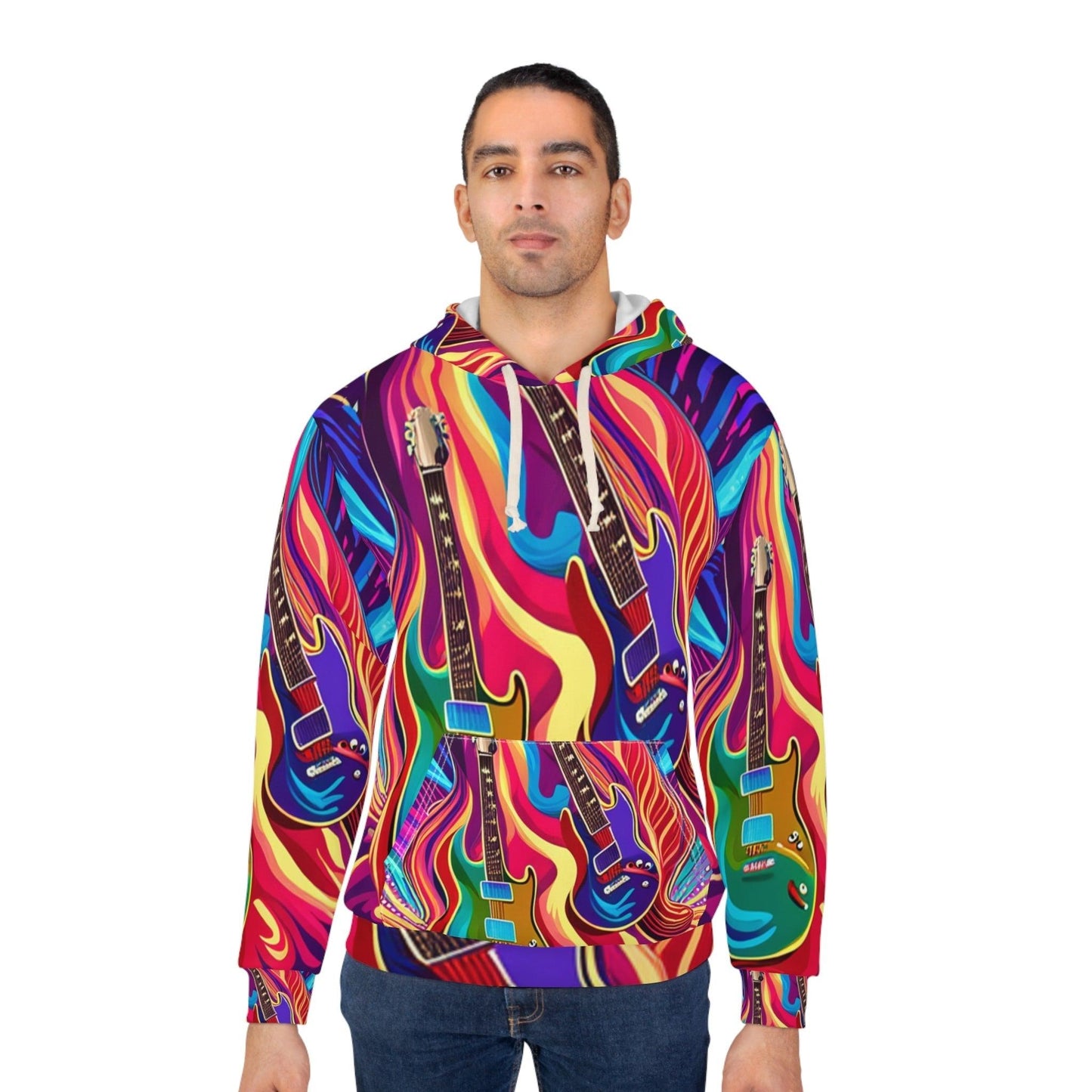 Psychedelic Things Unisex Pullover Hoodie - Lizard Vigilante