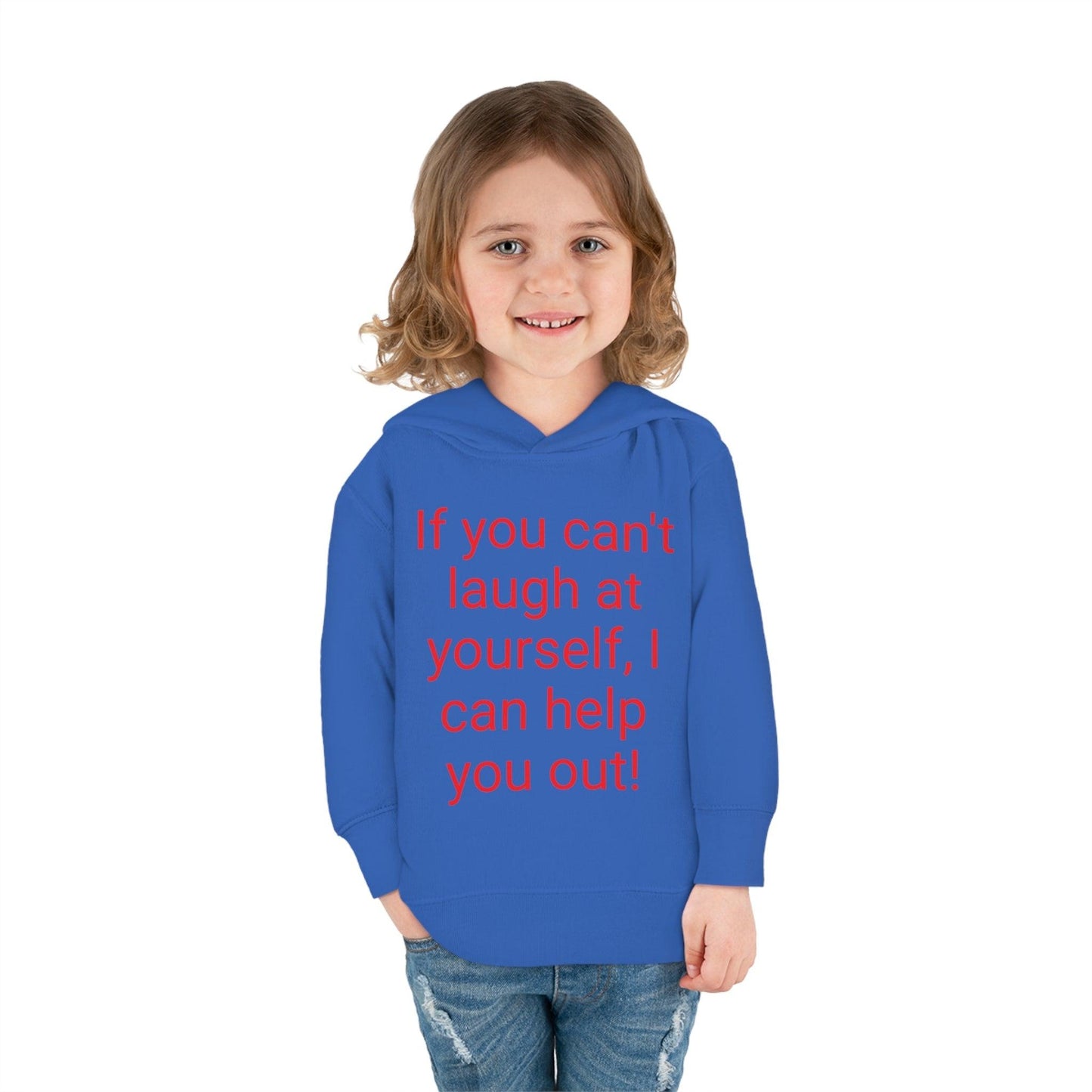 If You Can't laugh Toddler Pullover Fleece Hoodie - Lizard Vigilante