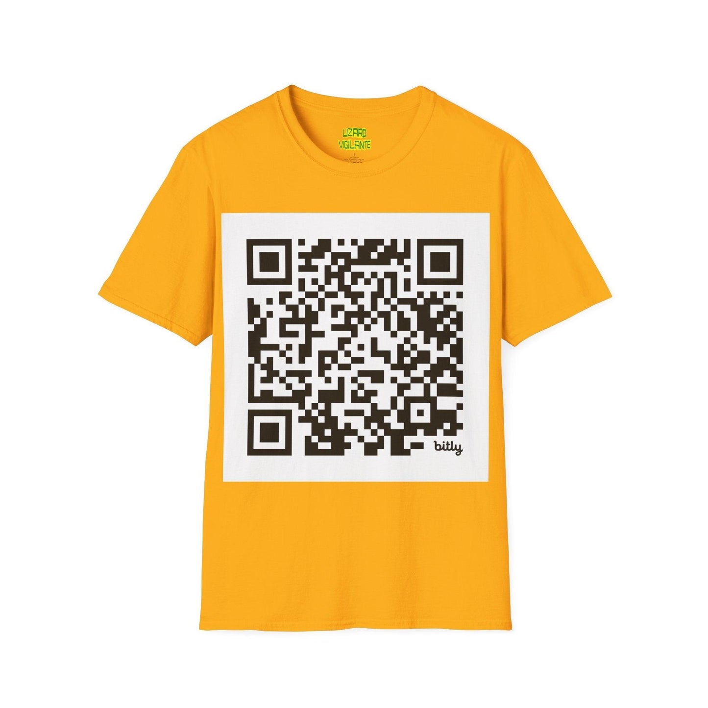 Lizard Vigilante QR Code Unisex Softstyle T-Shirt - Lizard Vigilante