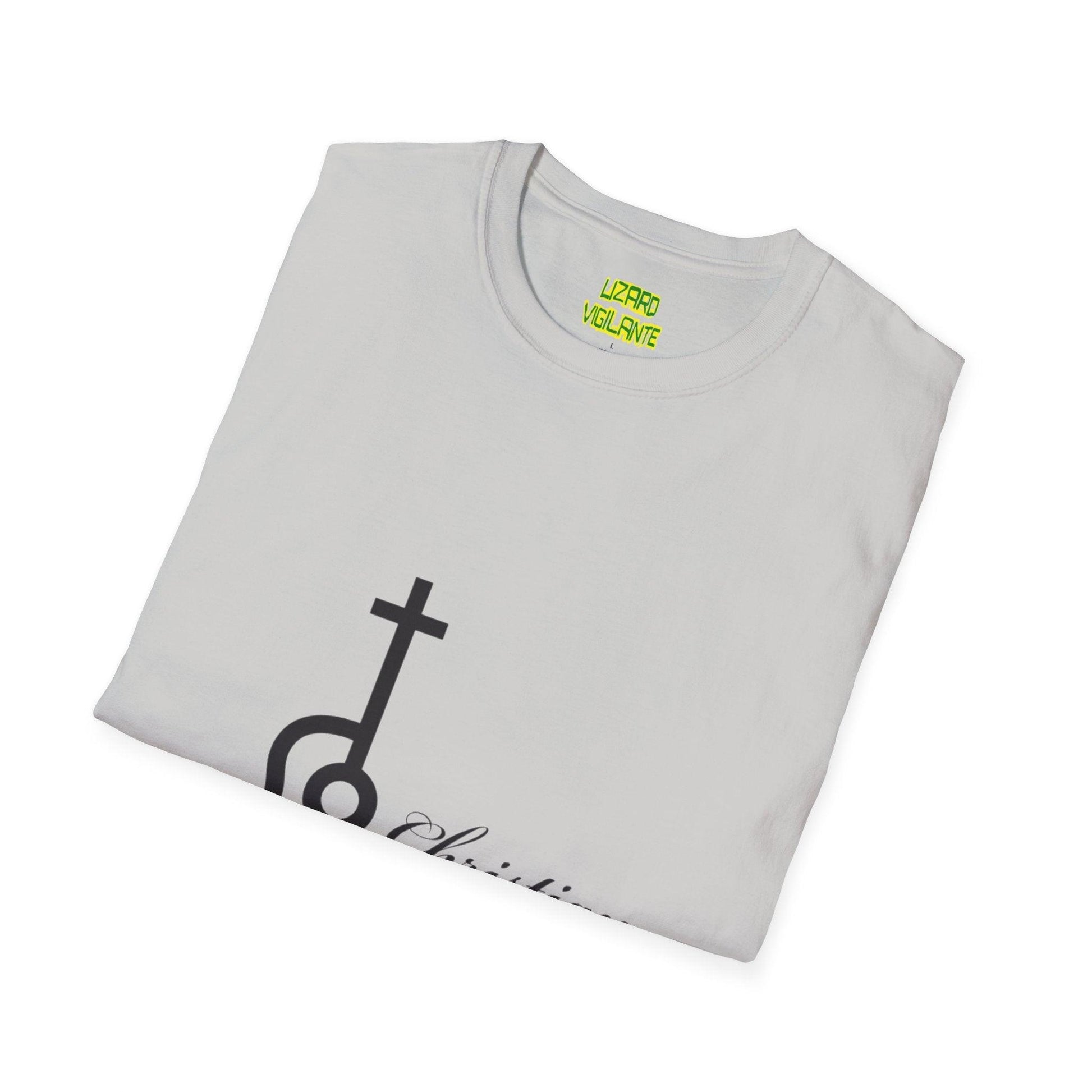 Christian Acoustic Cross Unisex Softstyle T-Shirt - Lizard Vigilante