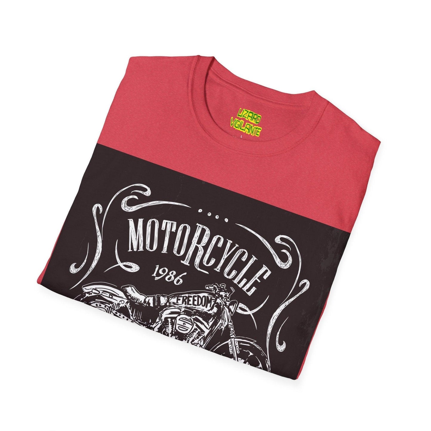 Motorcycle Lover Unisex Softstyle T-Shirt - Lizard Vigilante