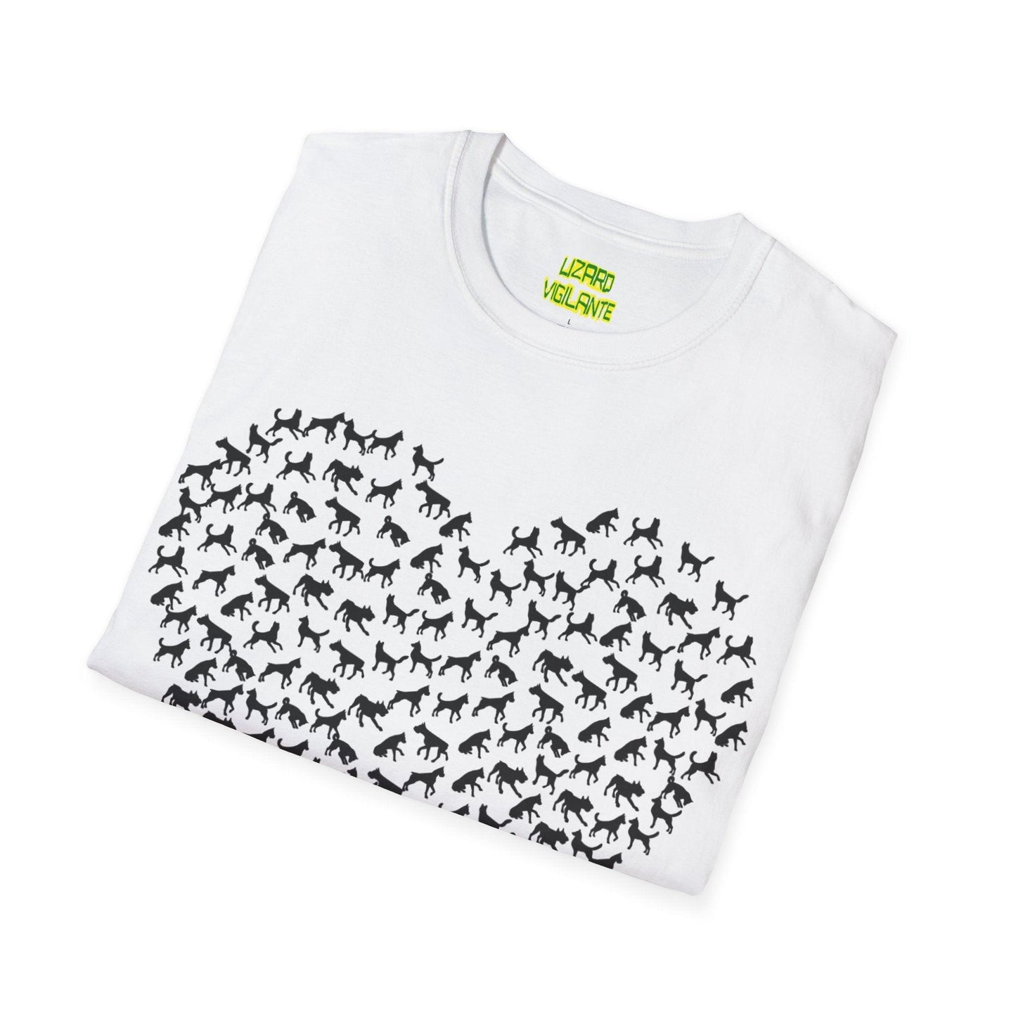 Dog Heart Unisex Softstyle T-Shirt - Lizard Vigilante