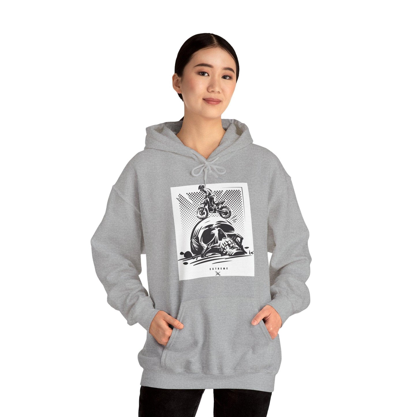 Off Road Skull Unisex Heavy Blend™ Hooded Sweatshirt - Lizard Vigilante