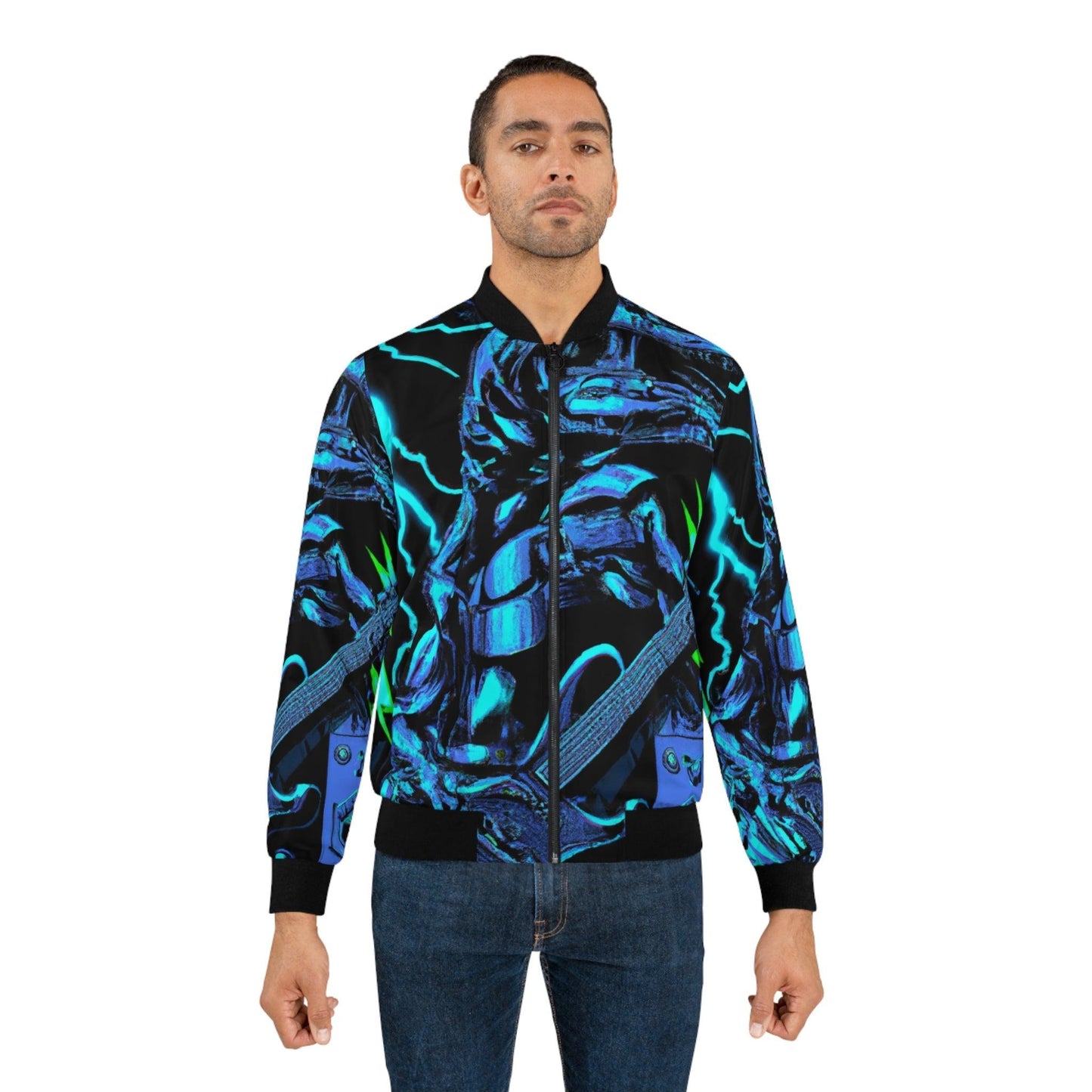 Lizard Vigilante Breakout Men's Bomber Jacket - Lizard Vigilante