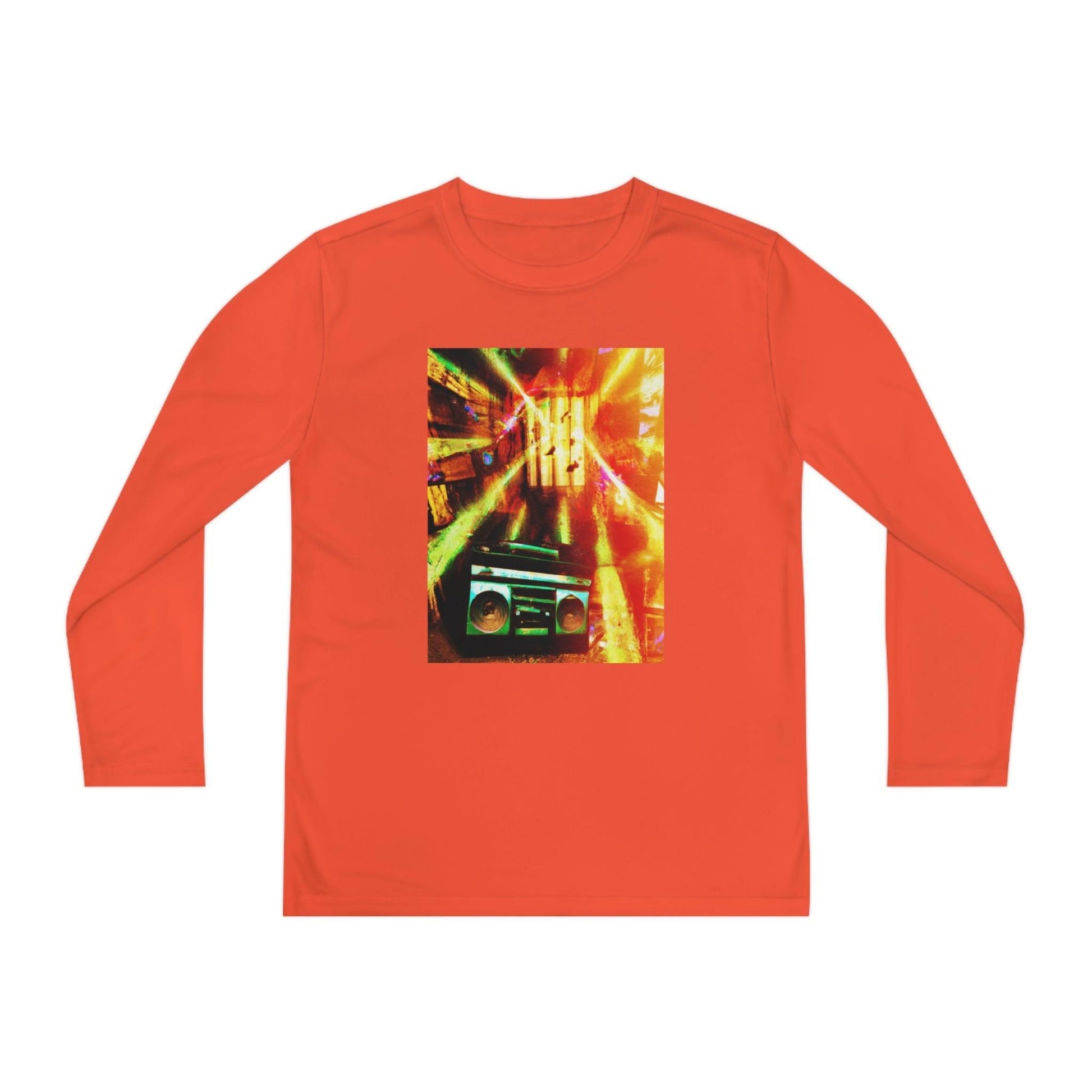 Prison BoomBox Light Burst Youth Long Sleeve Competitor Tee - Lizard Vigilante