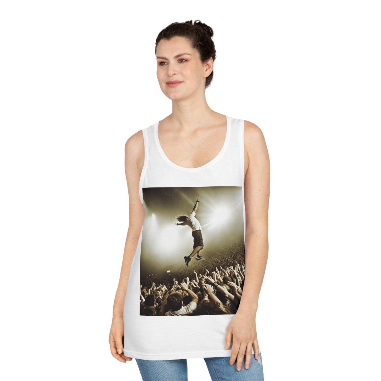 90s Grunge Unisex Softstyle™ Tank Top - Lizard Vigilante