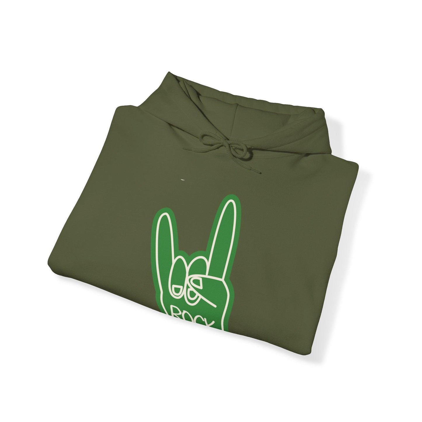 Rock Hand Sign Unisex Heavy Blend™ Hooded Sweatshirt - Lizard Vigilante