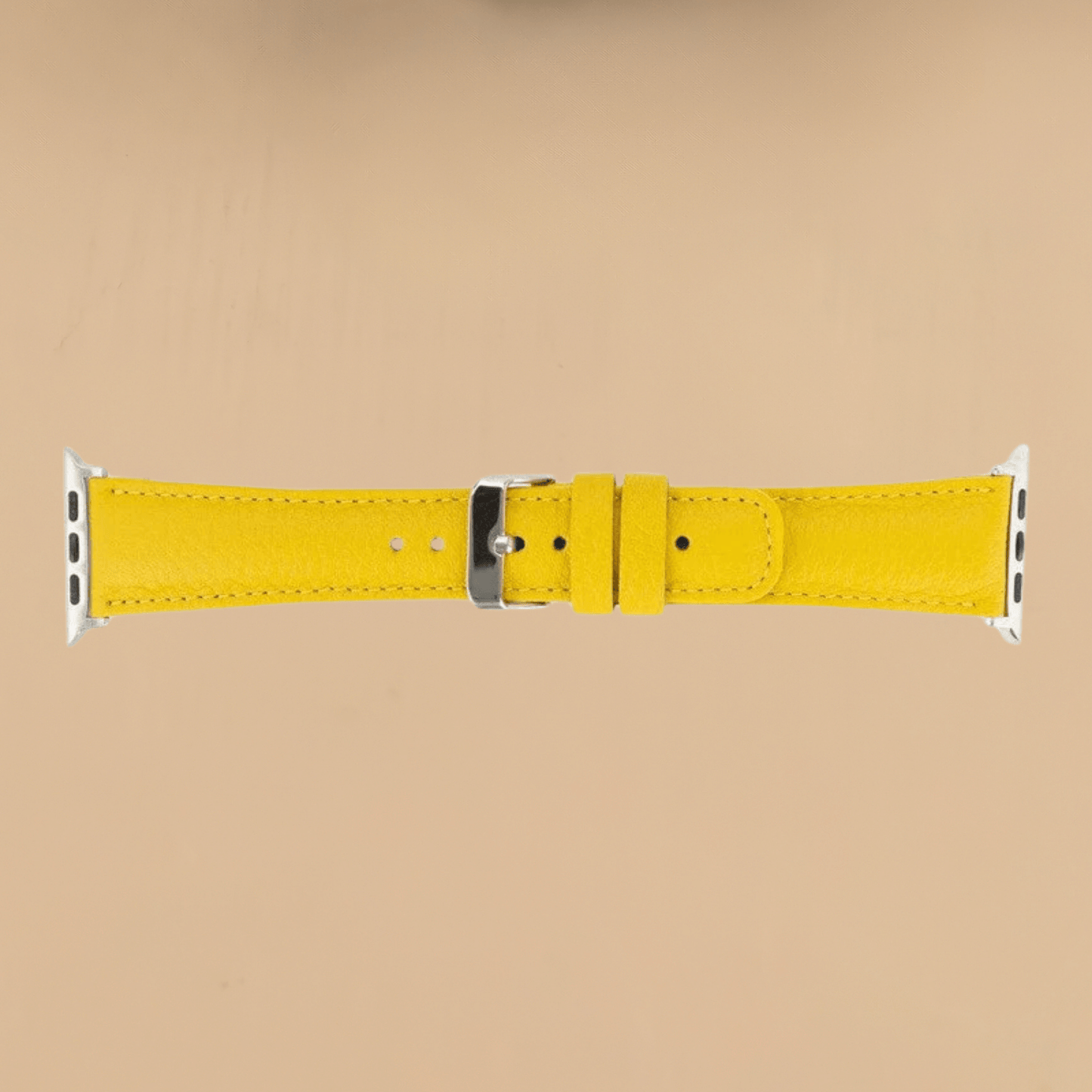 Apple Watch Yellow Leather Strap - Boston