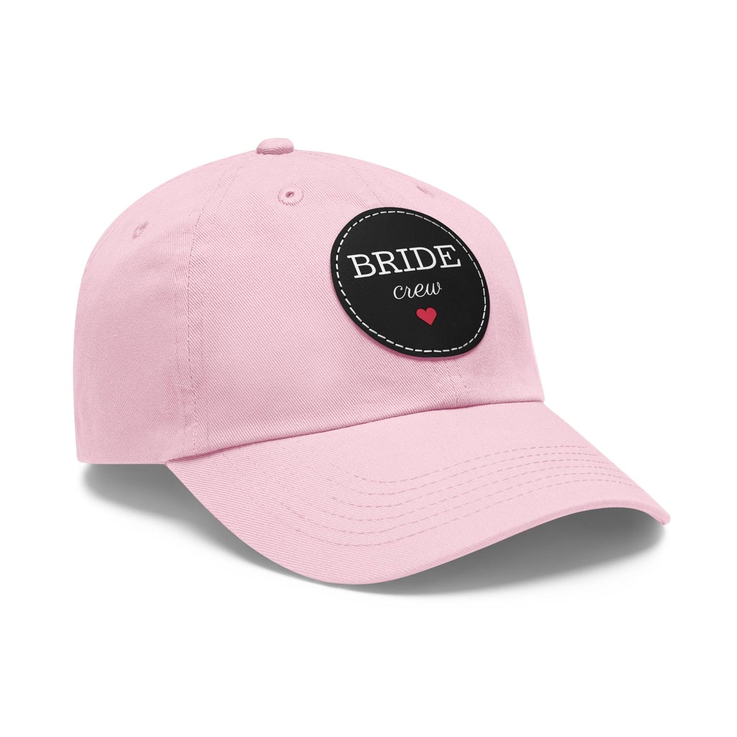 Bride Crew Dad Hat with Leather Patch (Round) - Lizard Vigilante