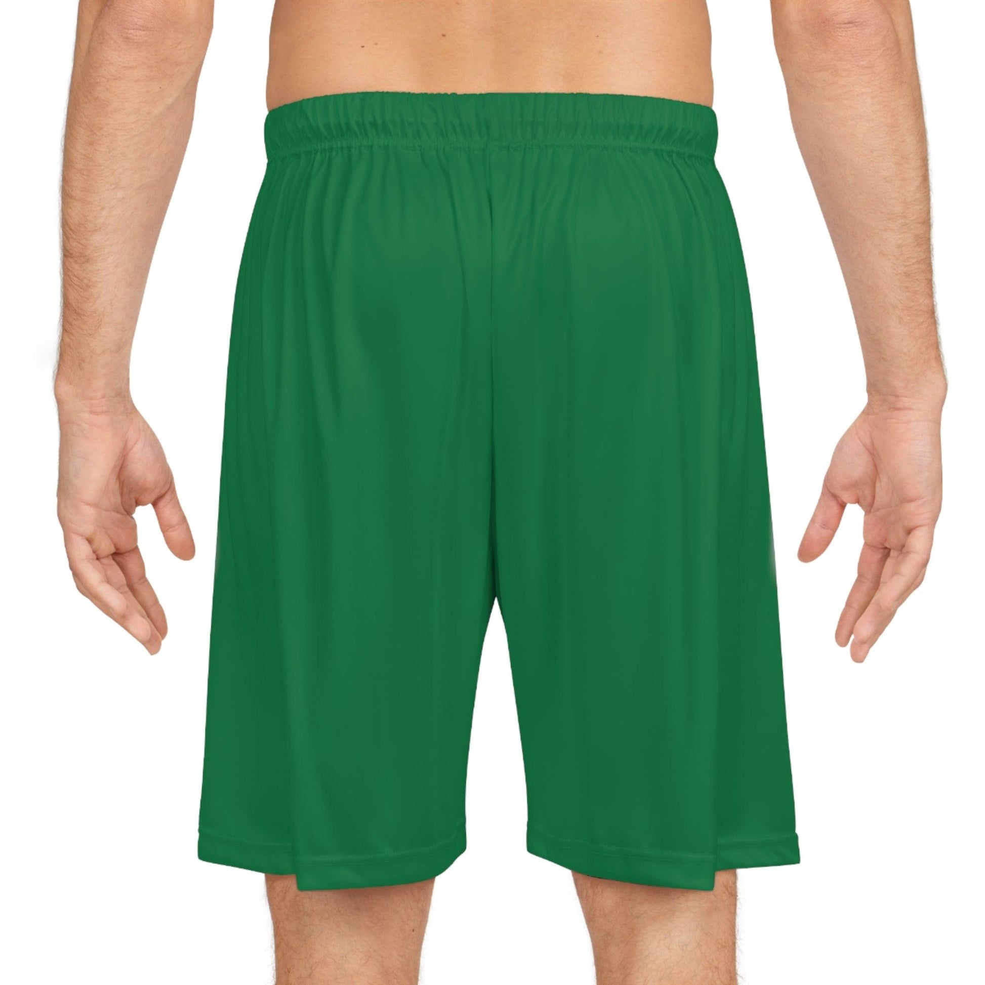 Basketball Shorts - Green - Lizard Vigilante