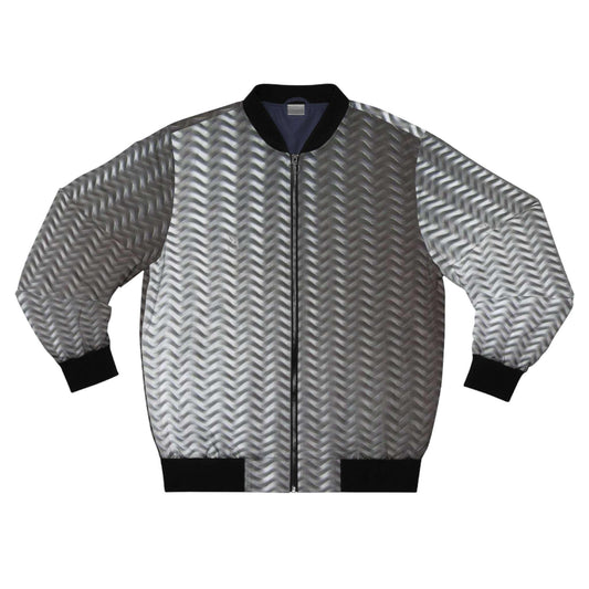 Aluminum Treads Men's Bomber Jacket - Lizard Vigilante