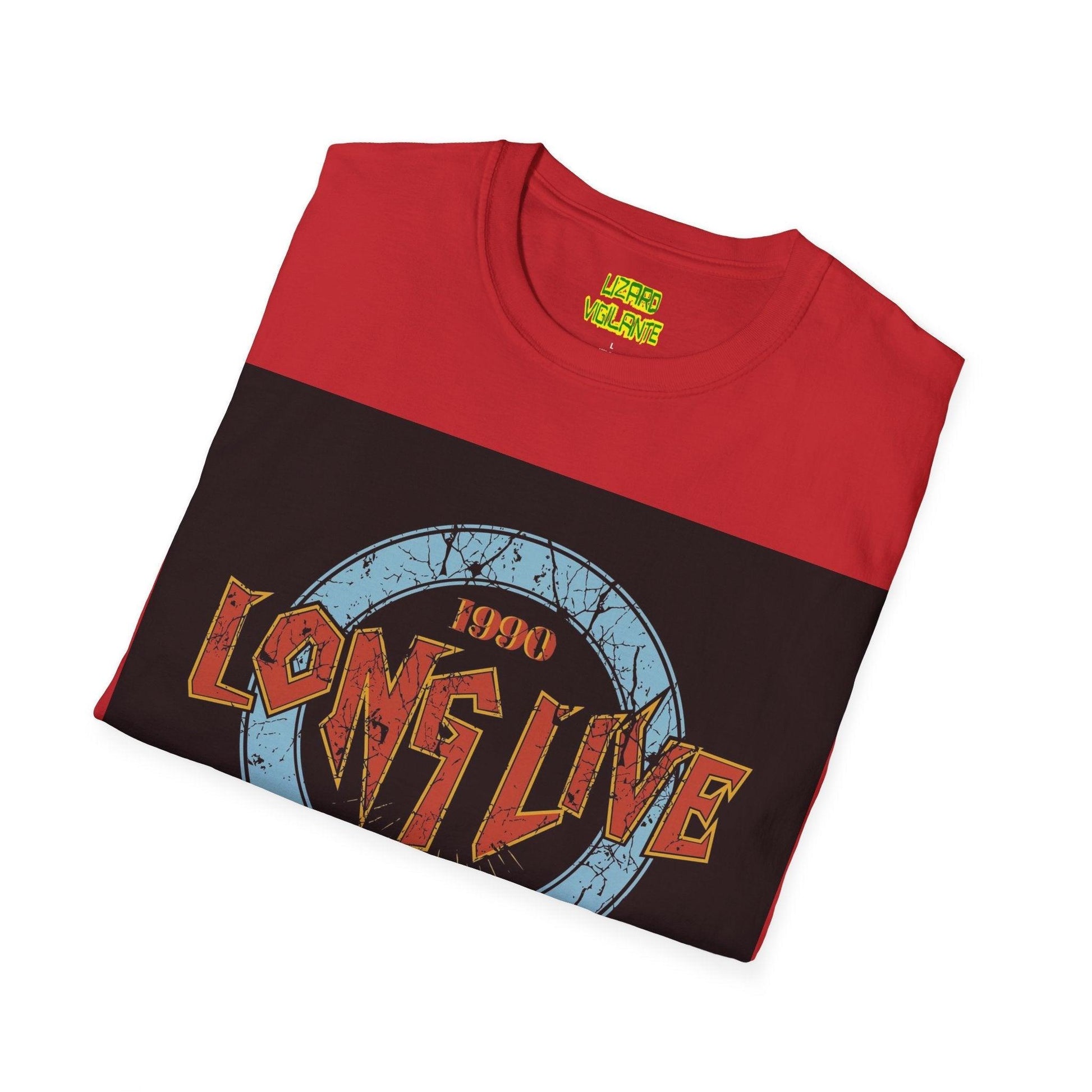 Long Live Rock And Roll Unisex Softstyle T-Shirt - Lizard Vigilante