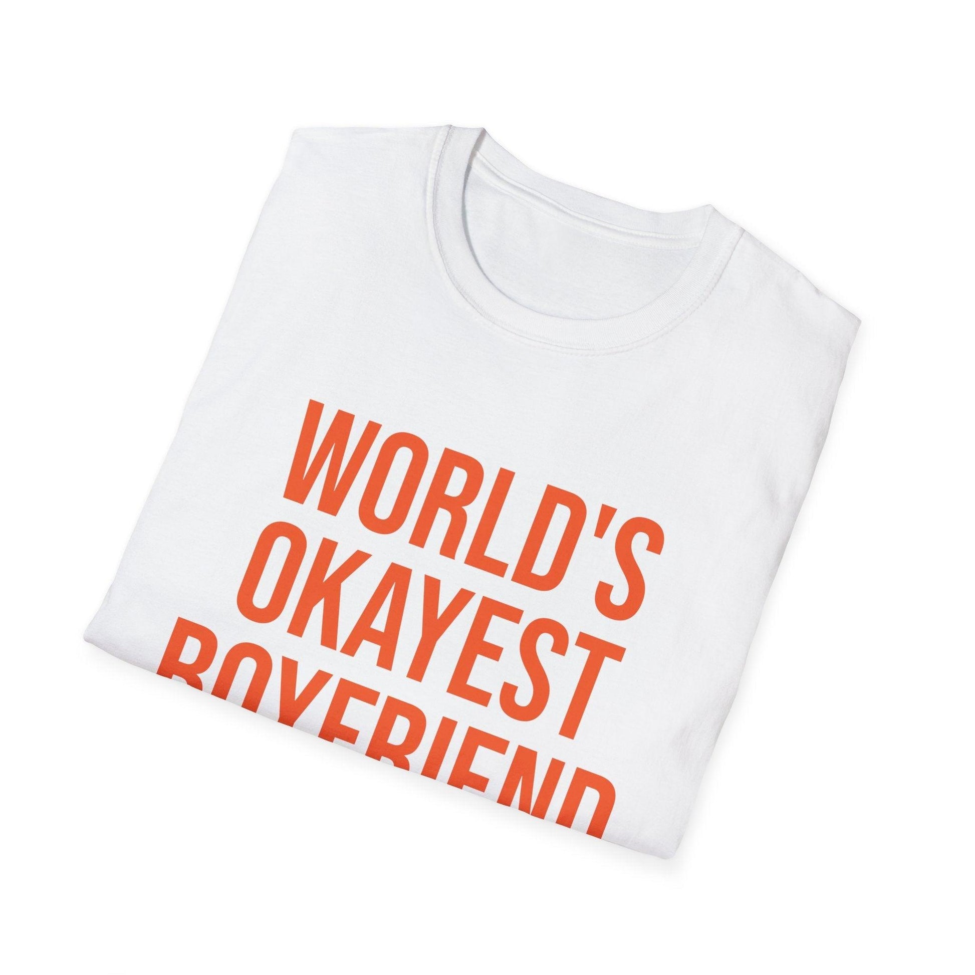 World's Okayest Boyfriend Unisex Softstyle T-Shirt - Lizard Vigilante