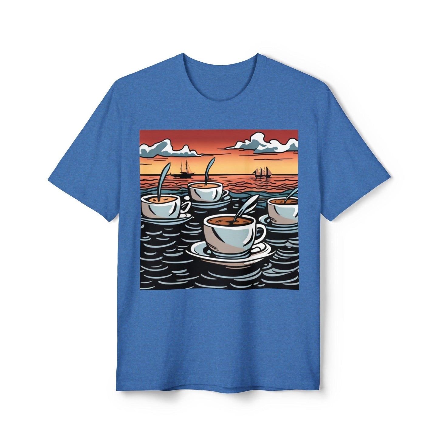 Coffee Boats Unisex District® Re-Tee® - Lizard Vigilante