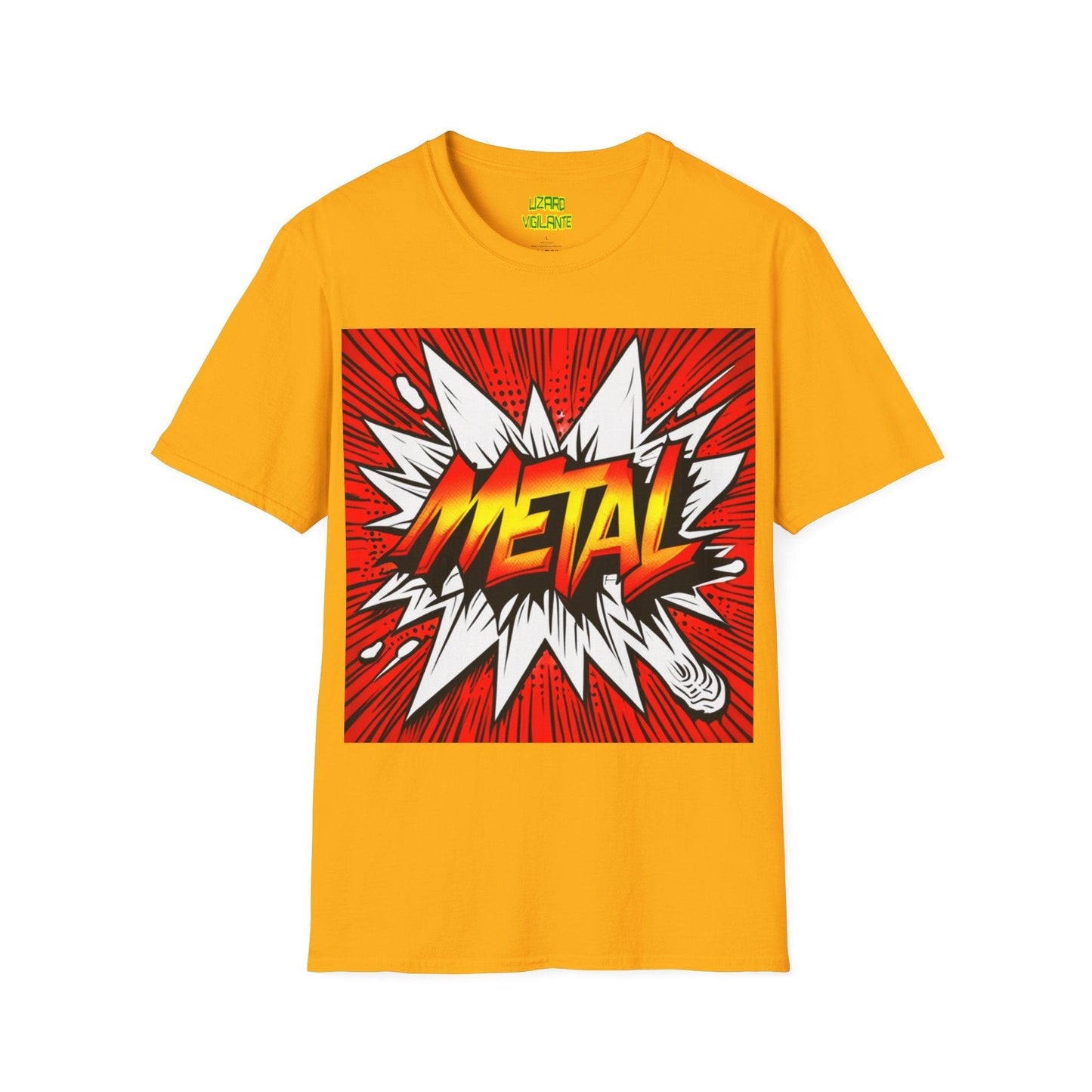 METAL KAPOW Unisex Softstyle T-Shirt - Lizard Vigilante