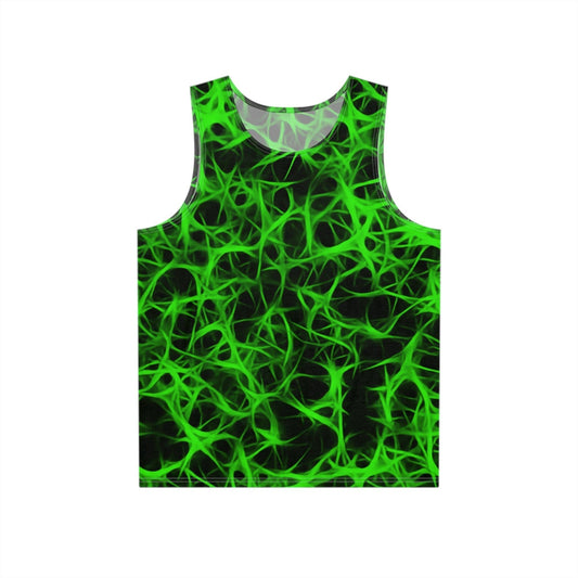 Neon Green Charged Men's Tank - Lizard Vigilante