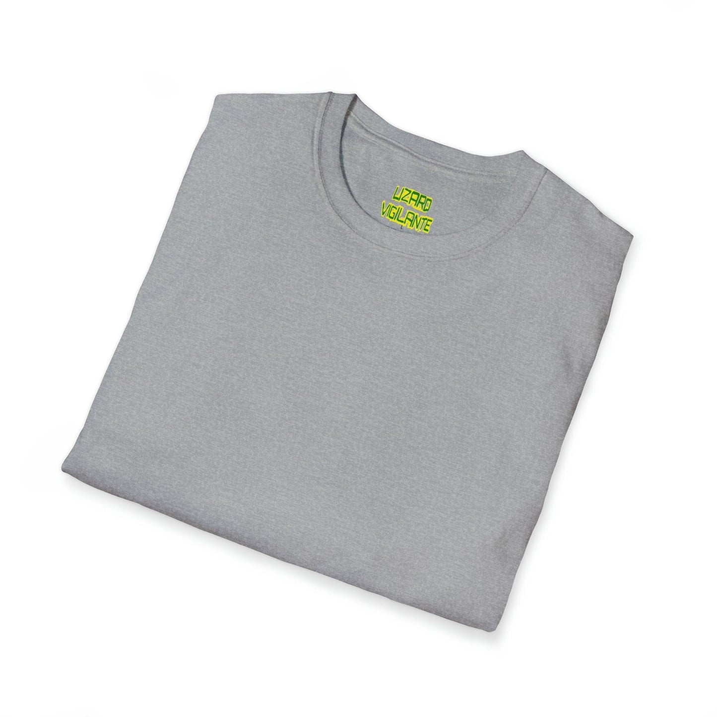 Comfortable Unisex Softstyle T-Shirt - Sport Gray - Lizard Vigilante