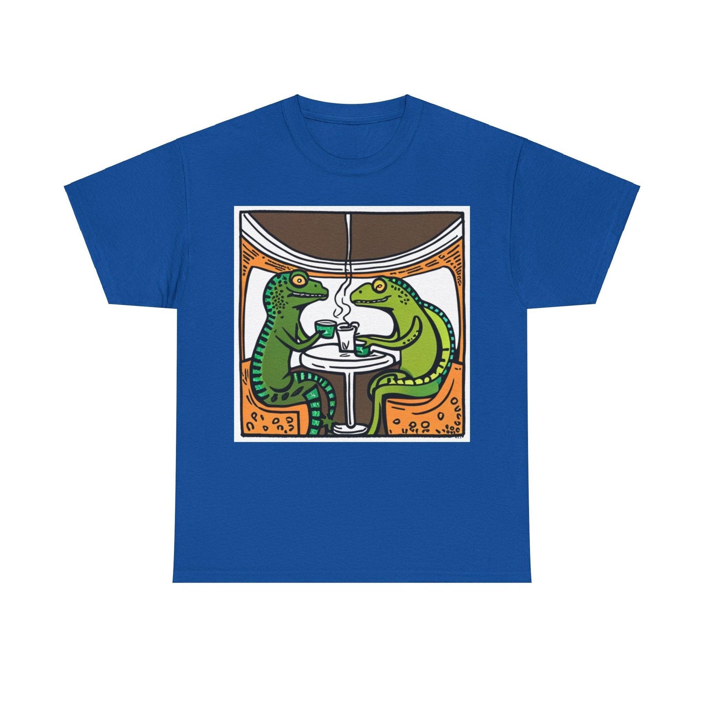 HQ Coffee Brk Unisex Heavy Cotton Tee - Lizard Vigilante