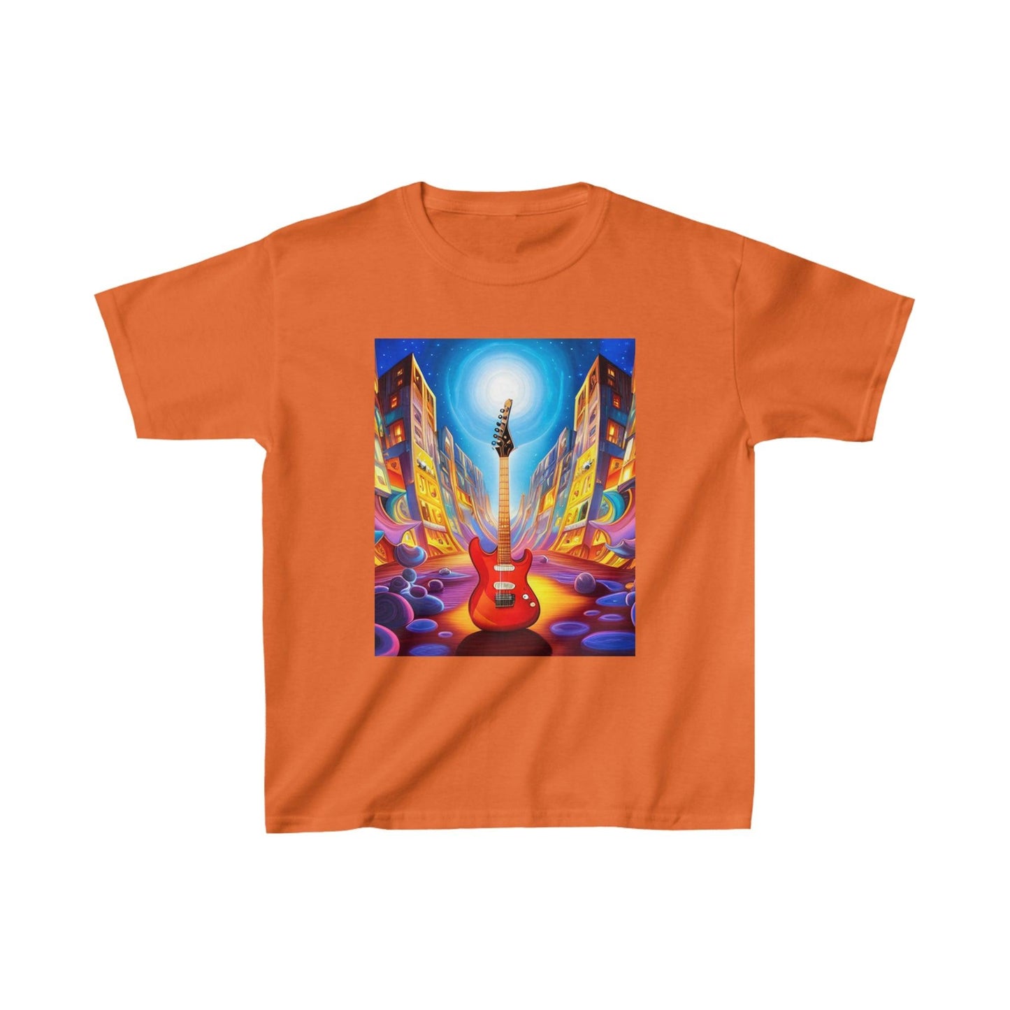 Guitarist Kids Heavy Cotton™ Tee - Lizard Vigilante