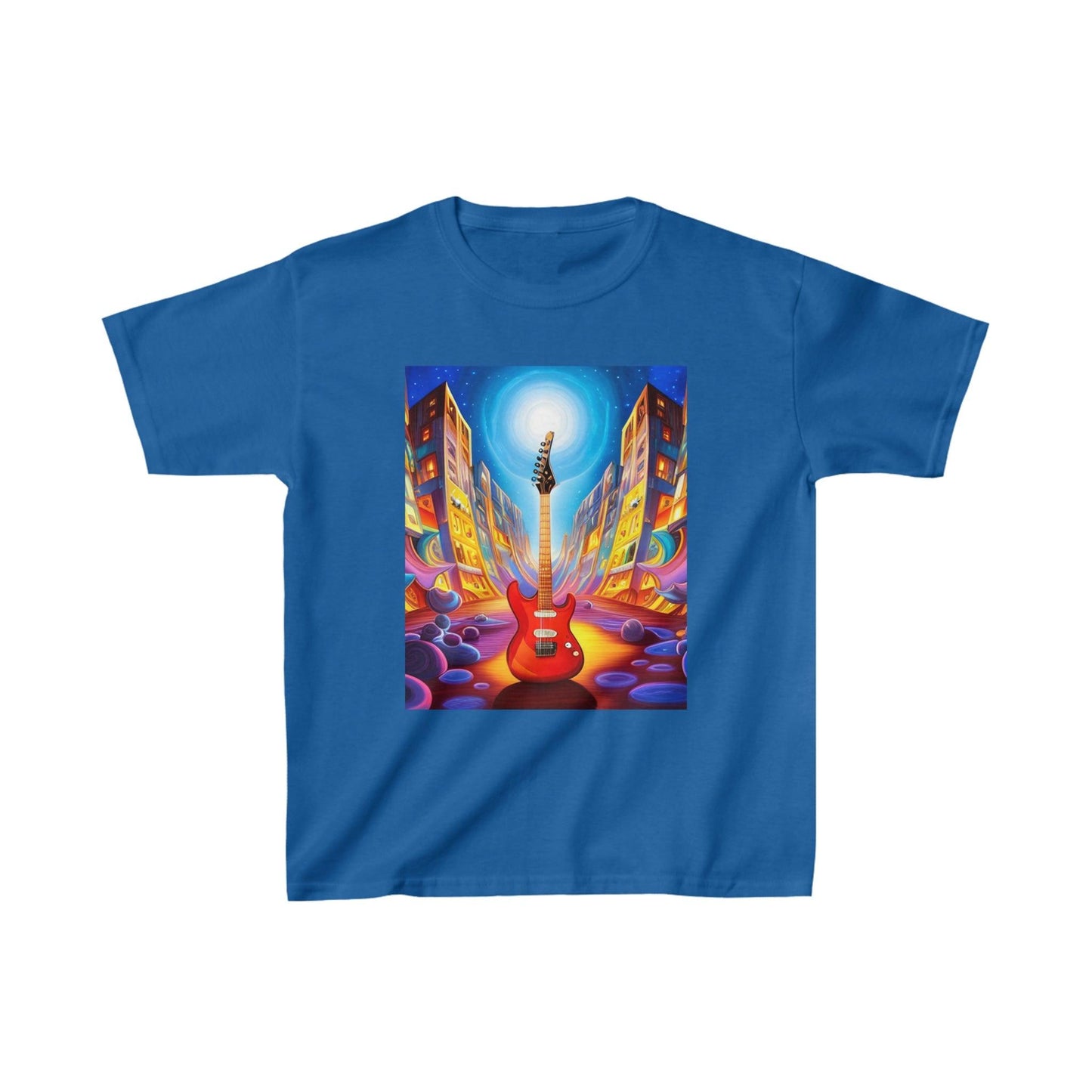 Guitarist Kids Heavy Cotton™ Tee - Lizard Vigilante