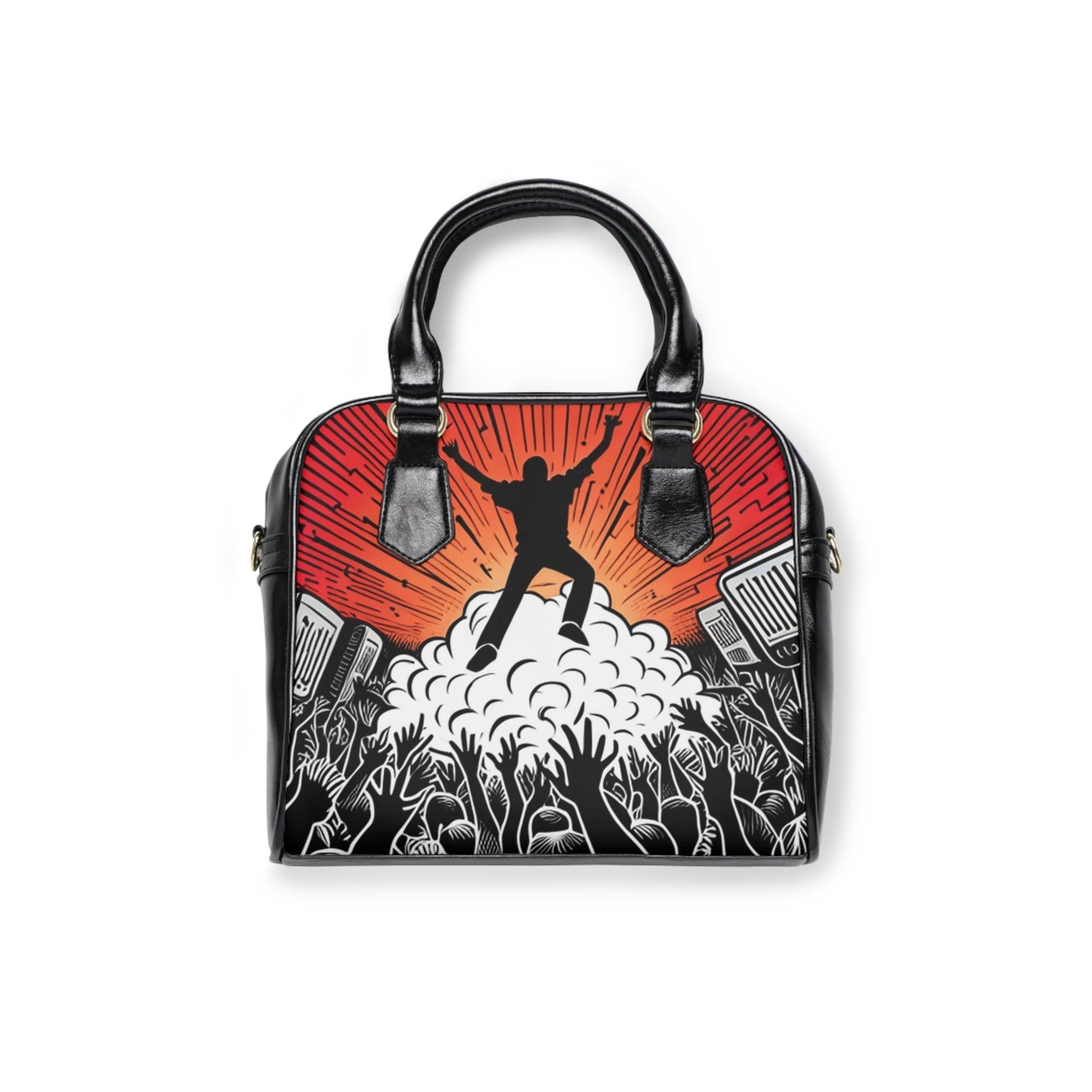 Metal Concert Shoulder Handbag - Lizard Vigilante