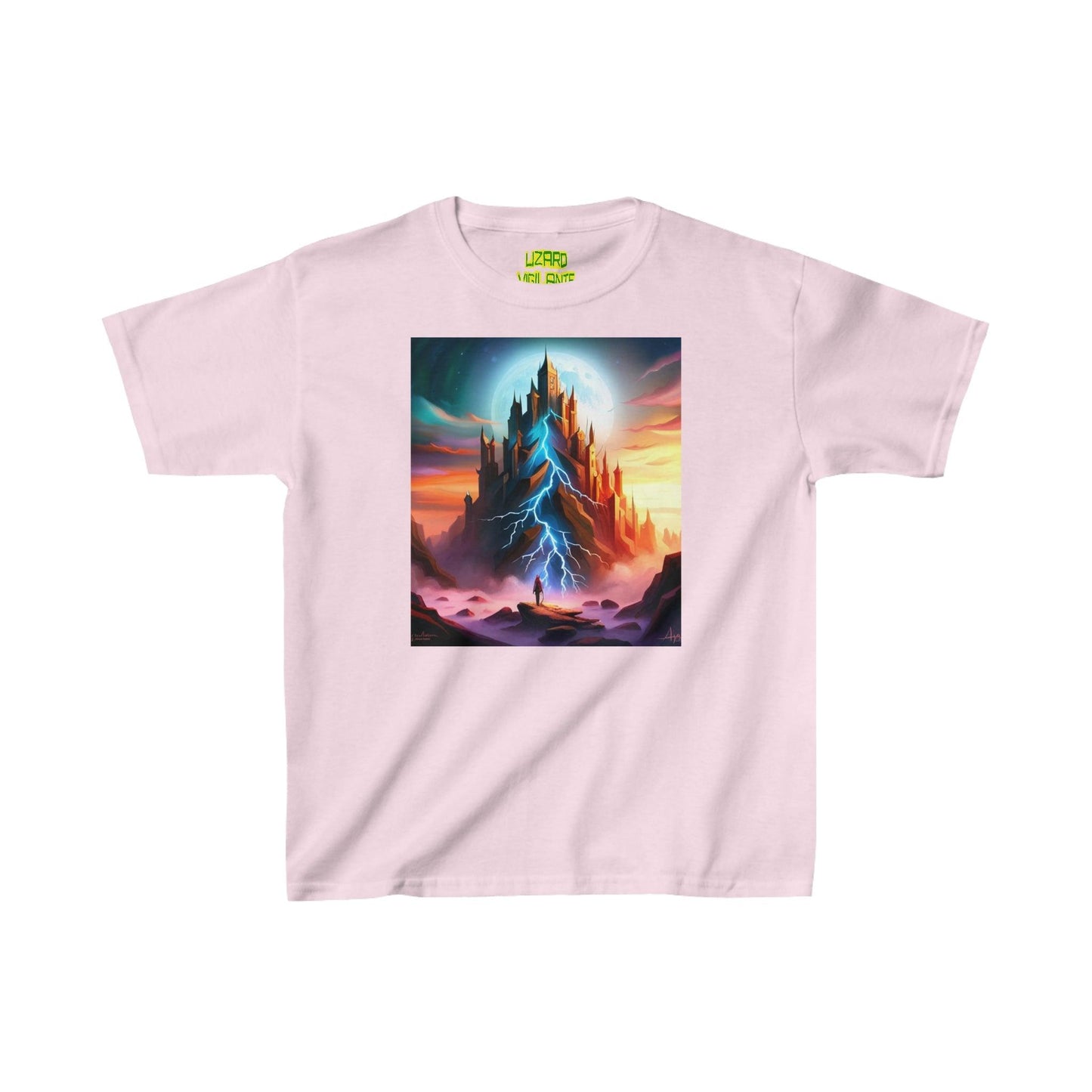 Climb Kids Heavy Cotton™ Tee - Lizard Vigilante