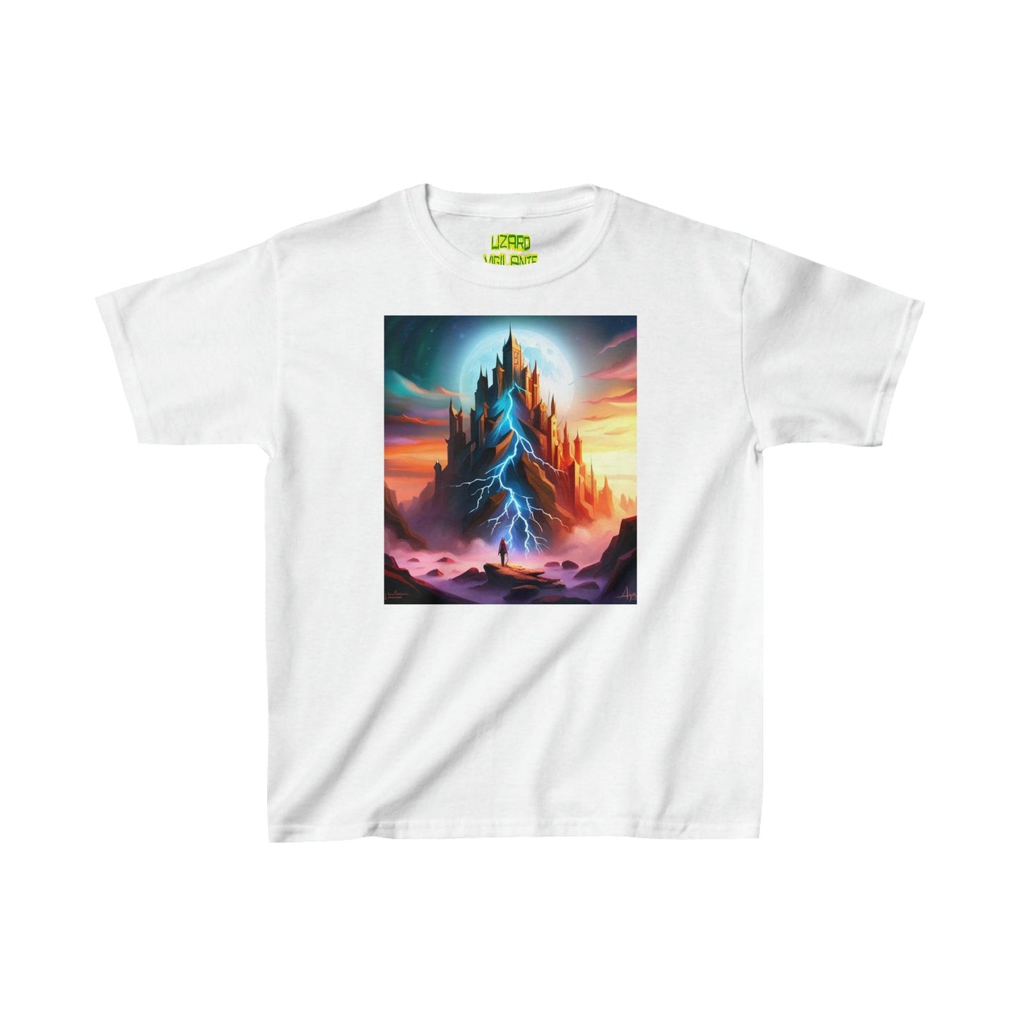 Climb Kids Heavy Cotton™ Tee - Lizard Vigilante