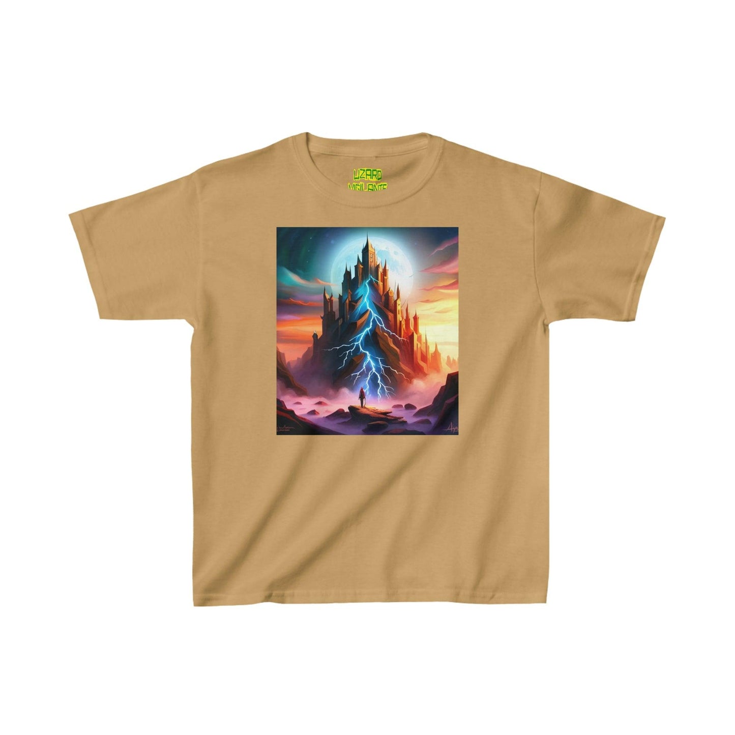 Climb Kids Heavy Cotton™ Tee - Lizard Vigilante