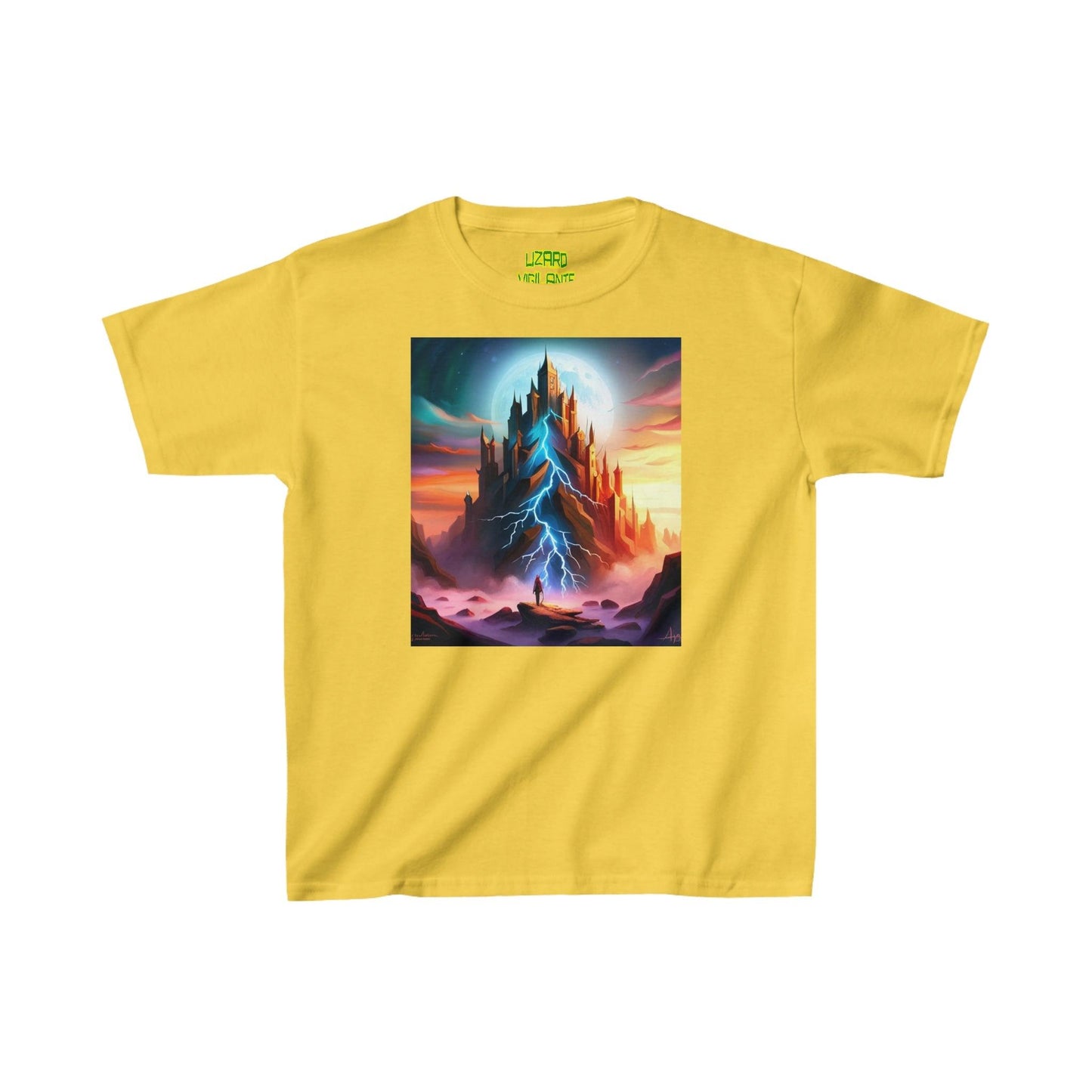 Climb Kids Heavy Cotton™ Tee - Lizard Vigilante