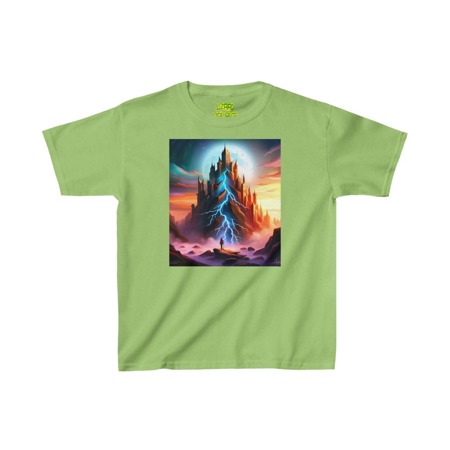 Climb Kids Heavy Cotton™ Tee - Lizard Vigilante