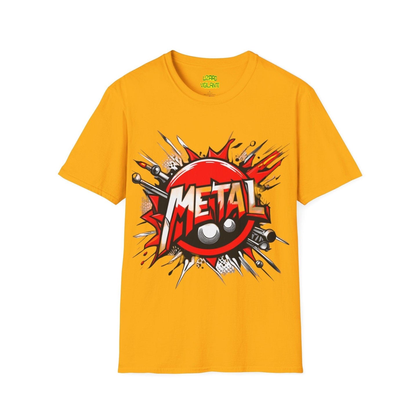 Metal Balls Unisex Softstyle T-Shirt - Lizard Vigilante