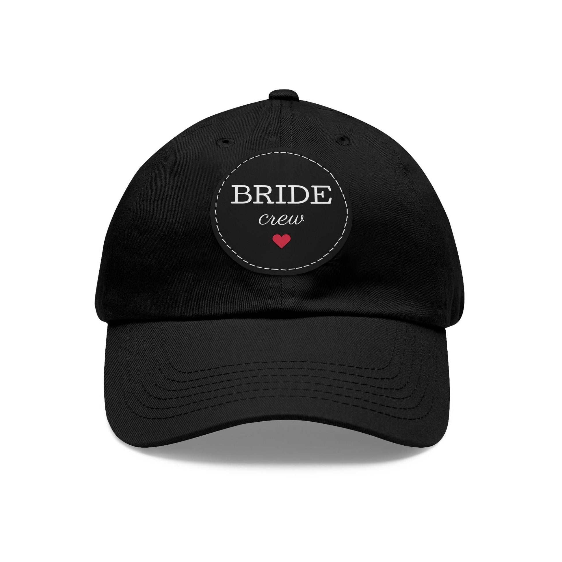 Bride Crew Dad Hat with Leather Patch (Round) - Lizard Vigilante