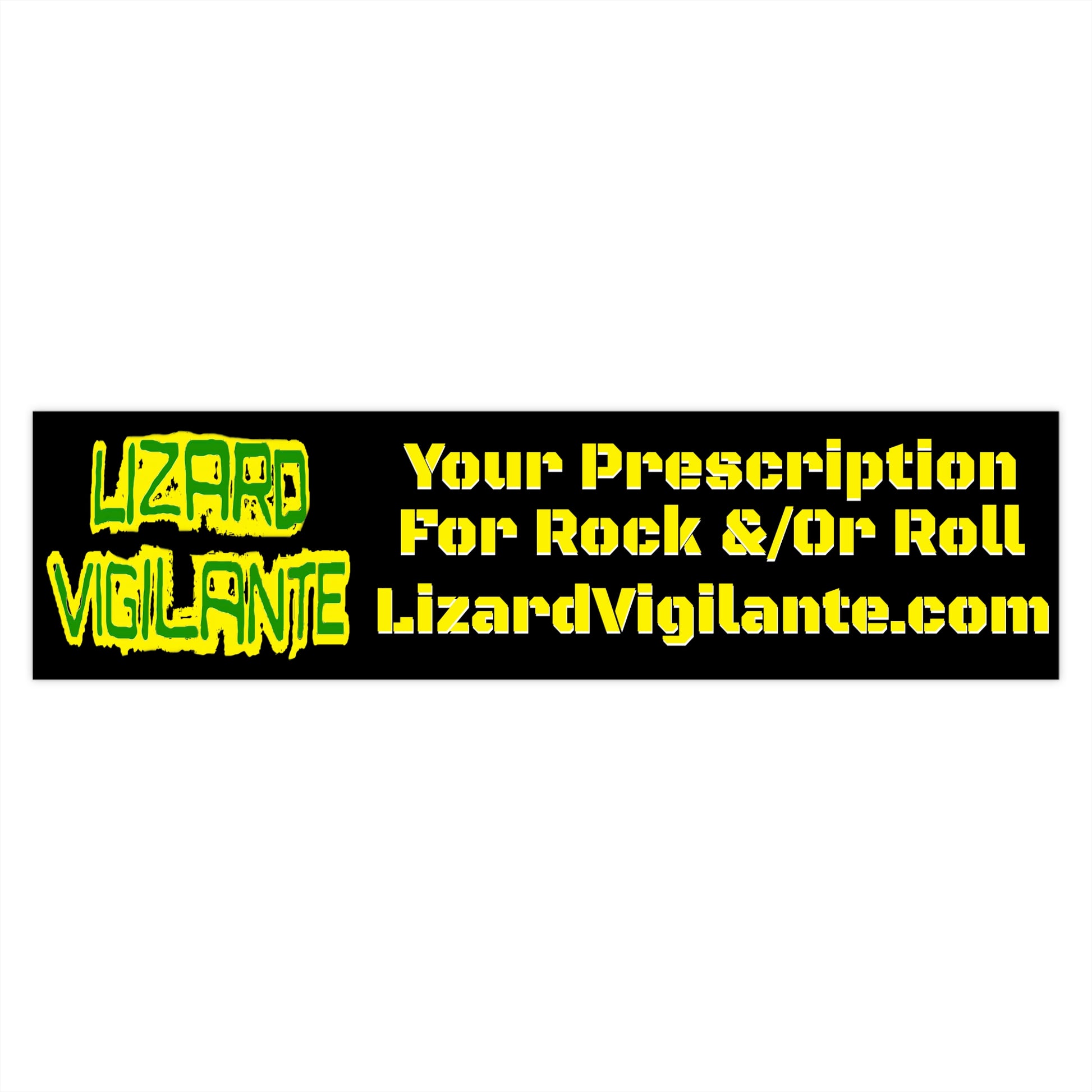 Lizard Vigilante Bumper Stickers - Lizard Vigilante