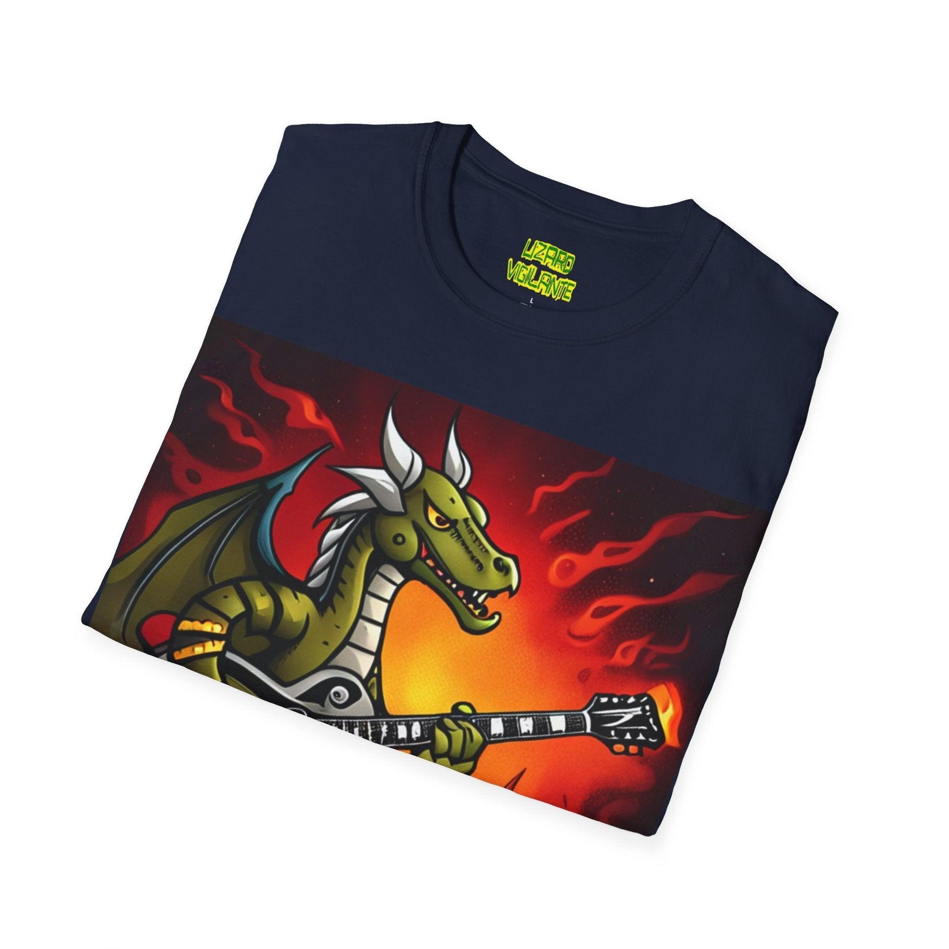 Draggin Solo Unisex Softstyle T-Shirt - Lizard Vigilante