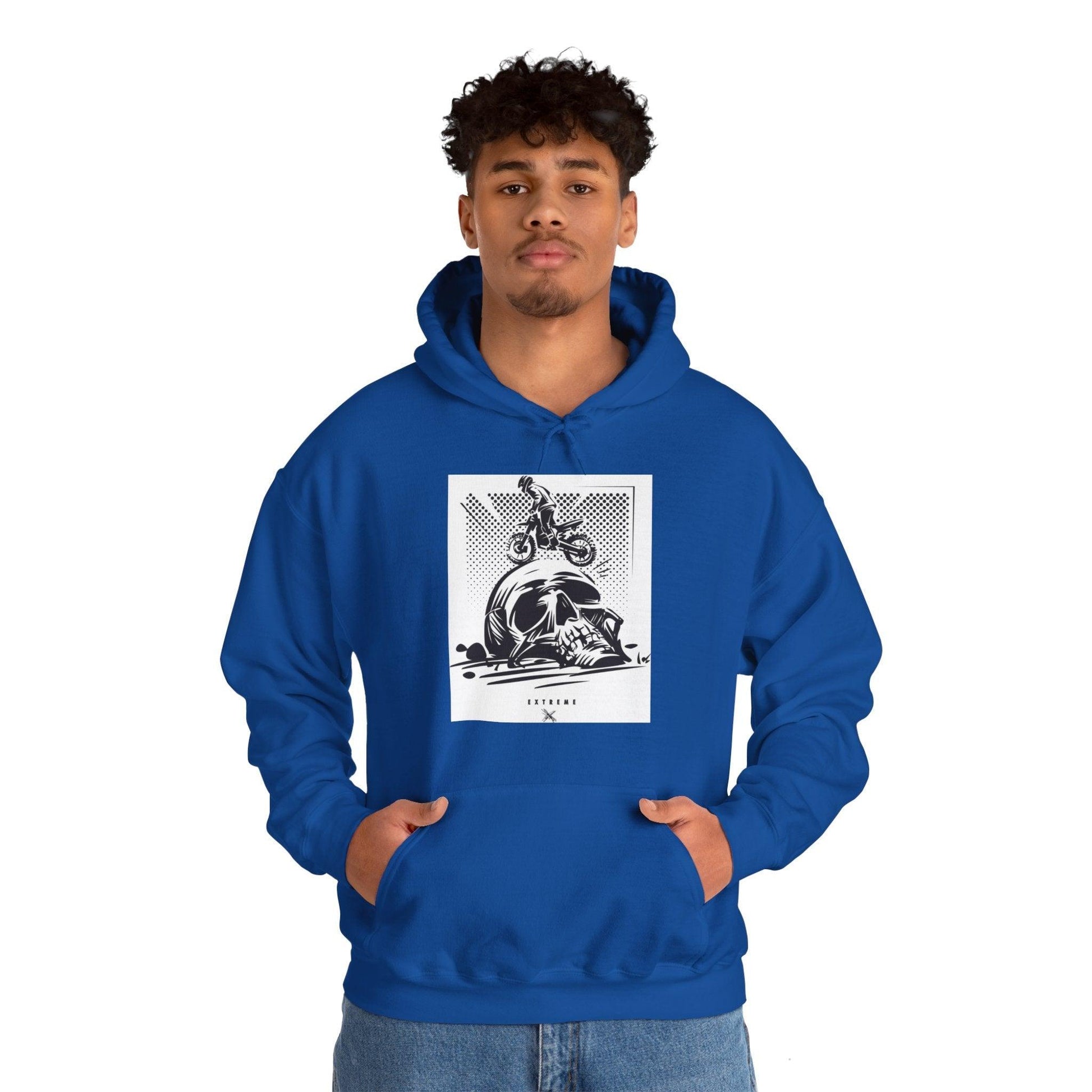 Off Road Skull Unisex Heavy Blend™ Hooded Sweatshirt - Lizard Vigilante