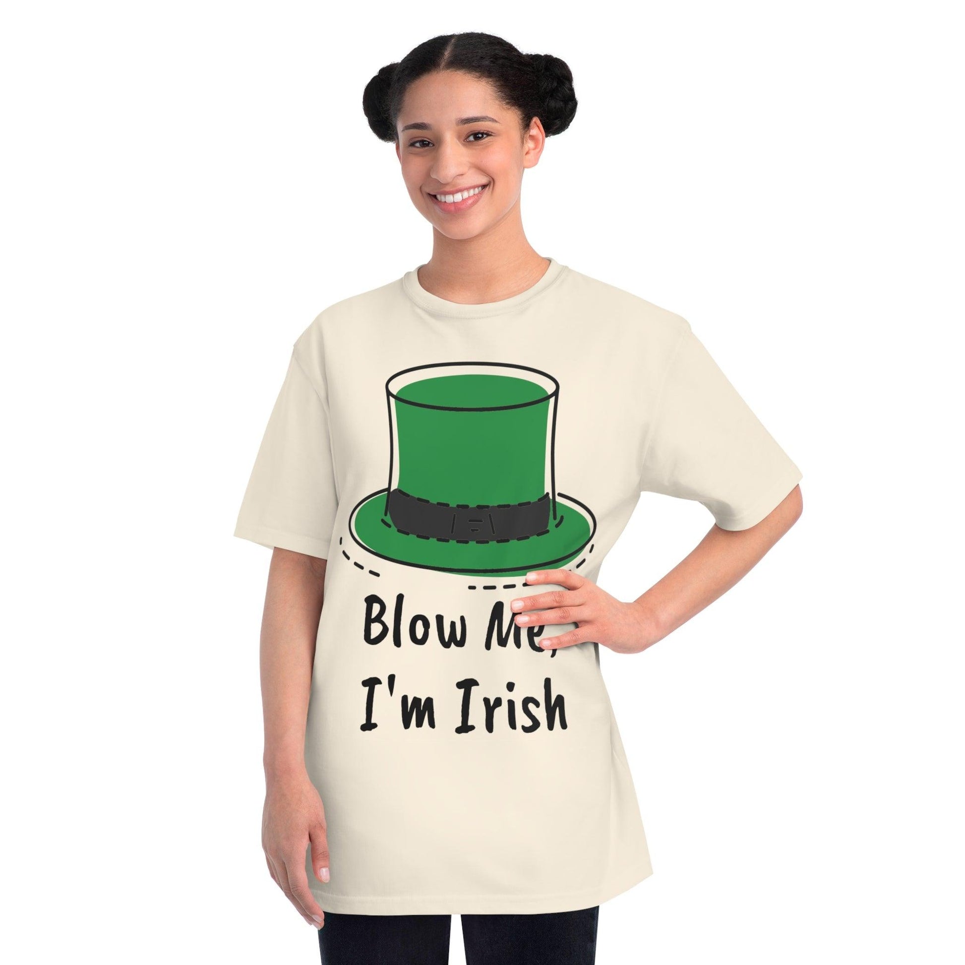 Blow Me, I'm Irish Organic Unisex Classic T-Shirt - Lizard Vigilante