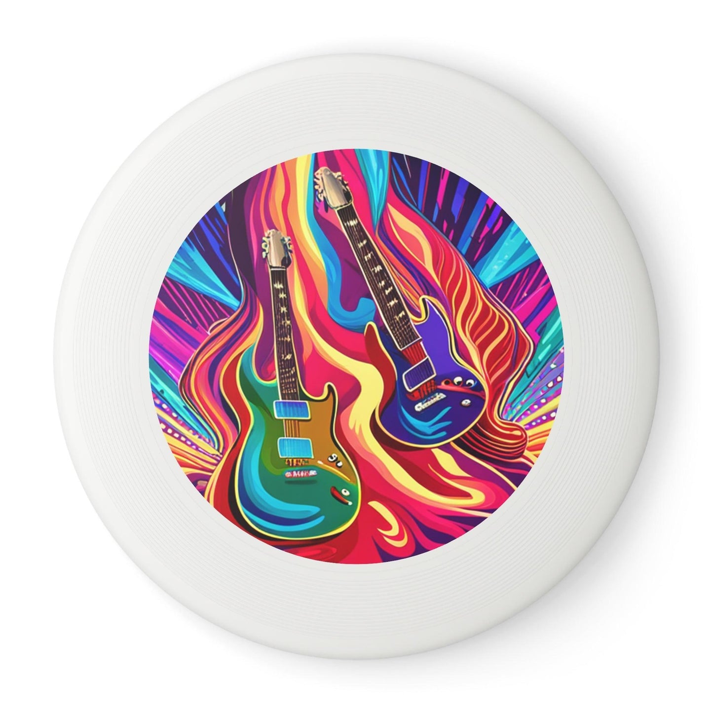 Psychedelic Guitars Wham-O Frisbee - Lizard Vigilante