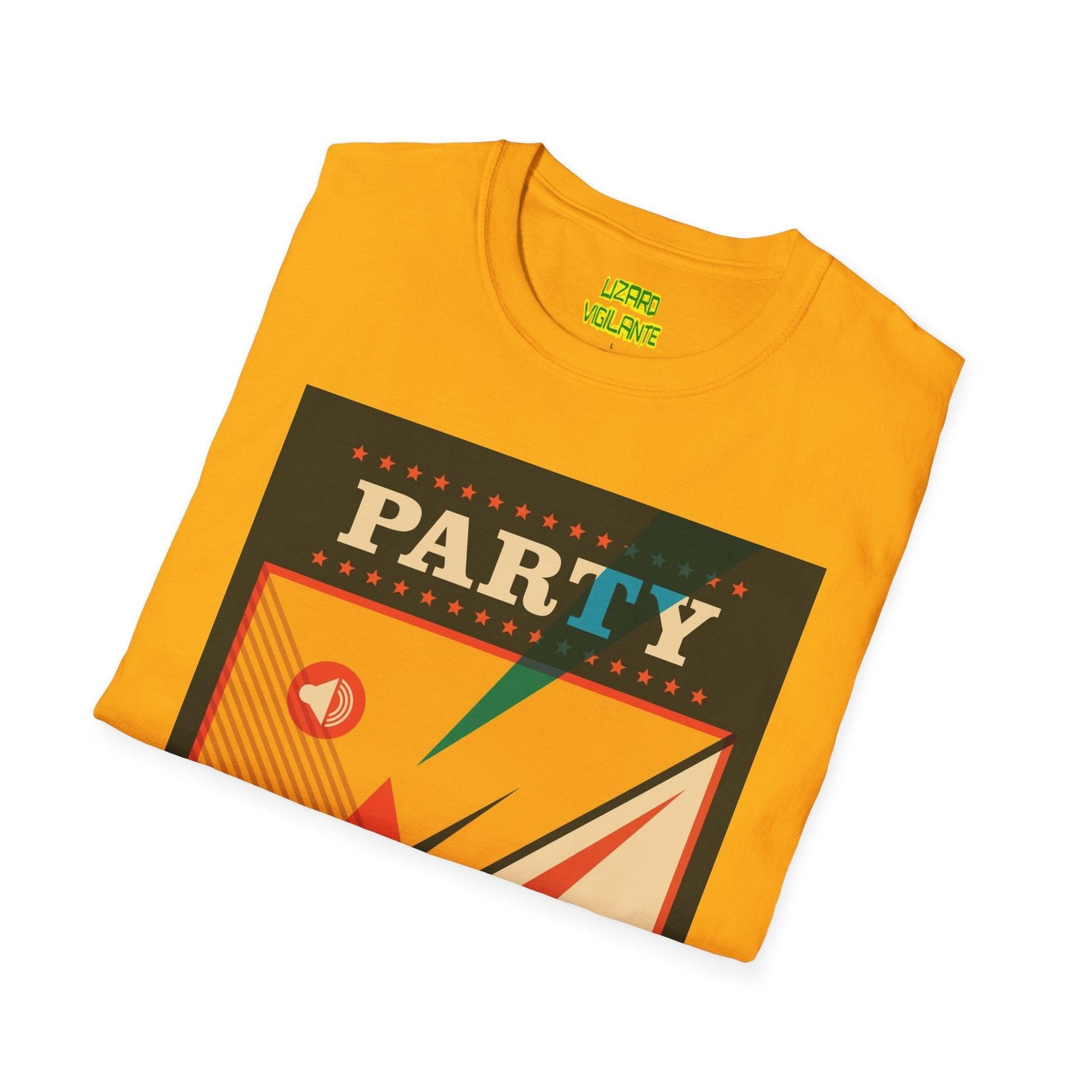 Party Car Graphic Unisex Softstyle T-Shirt - Lizard Vigilante