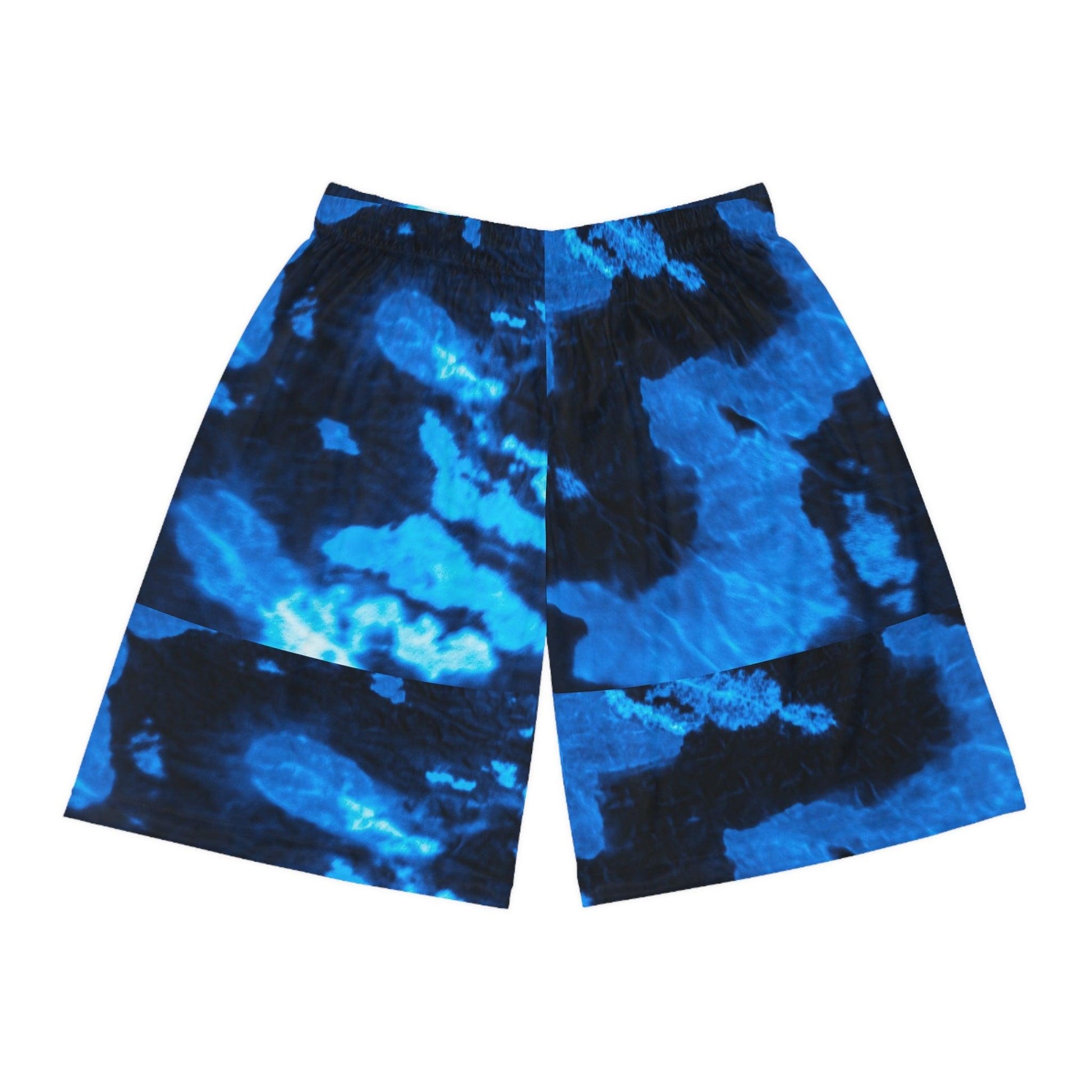 Blue Lava Basketball Shorts - Lizard Vigilante