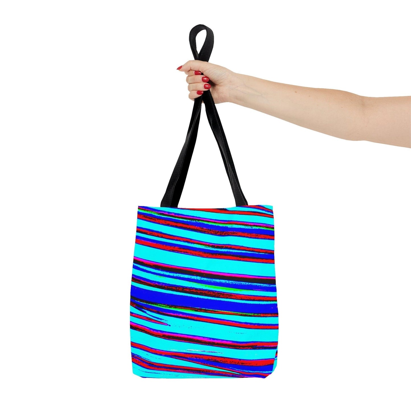 Strips Tote Bag - Lizard Vigilante