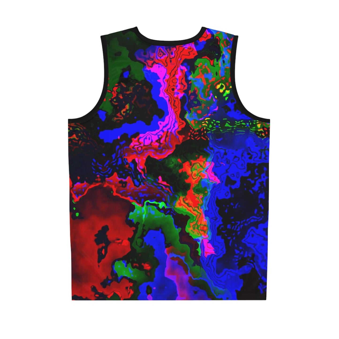 Rainbow in the Darkness Basketball Jersey - Lizard Vigilante